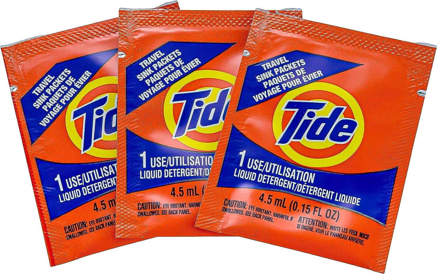 Tide Liquid Travel Sink Packets, 3-Count