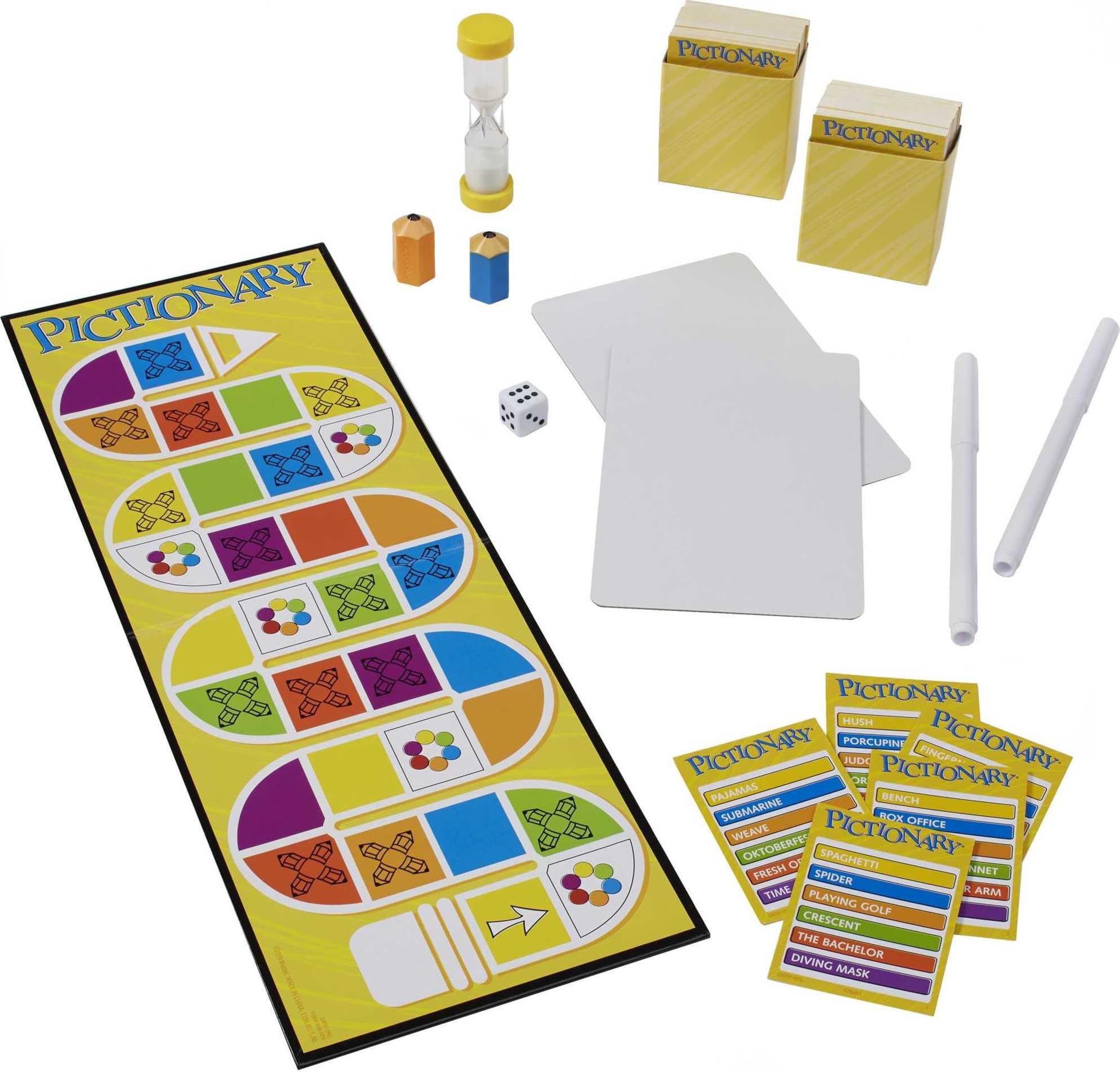 Mattel Games Pictionary Board Game, Drawing Game for Kids, Adults, Families & Game Night, Unique Catch-All Category for 2 Teams (Amazon Exclusive)