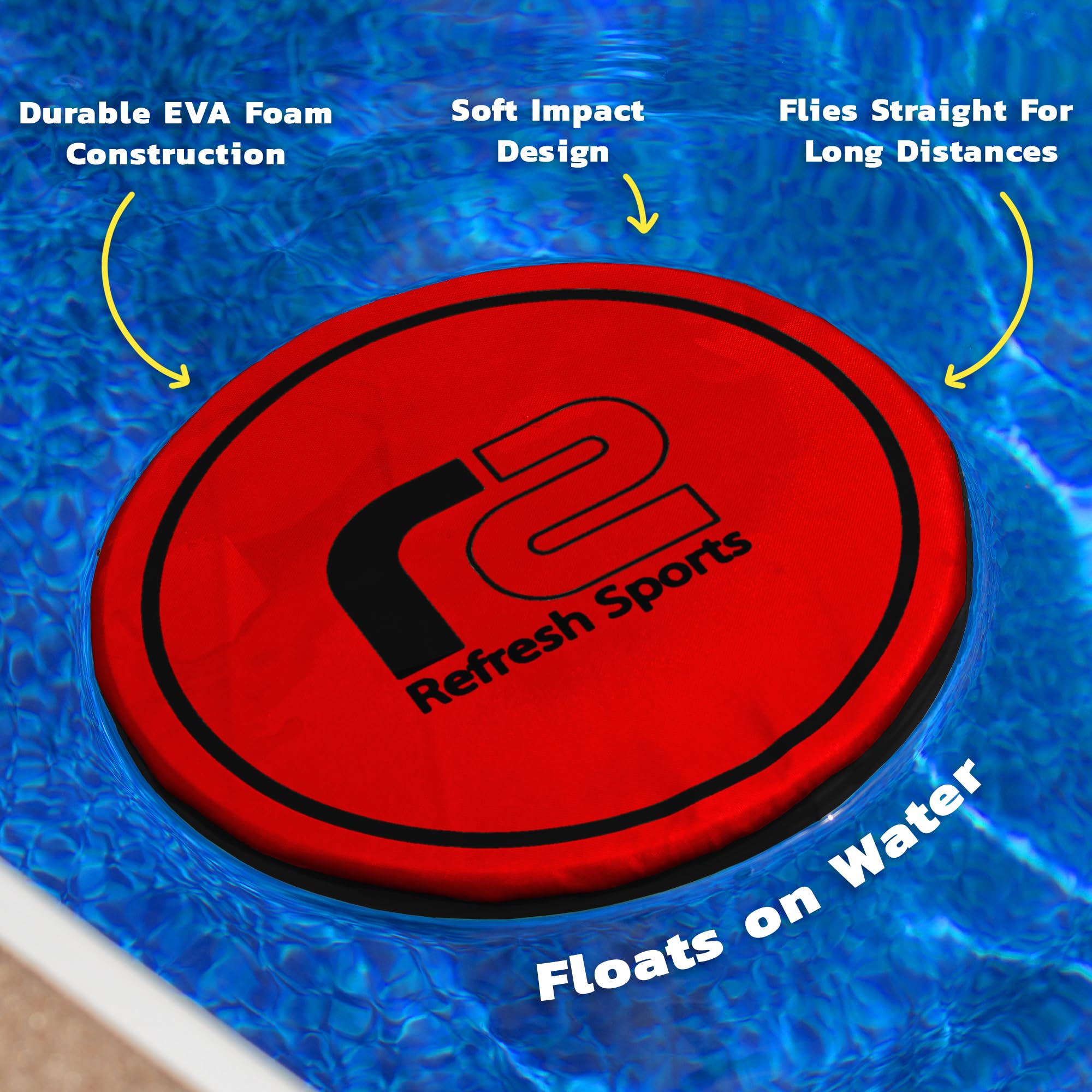 Soft Flying Disc for Kids: Beach Soft Disc, Durable Design Floats On Water! Beach Toys, Pool Toys & Frisbbee for Adults Outdoor Fun Camping Toys. Boy Gifts & Girls Ages 5 6 7 8 9 10 11 12 13 14