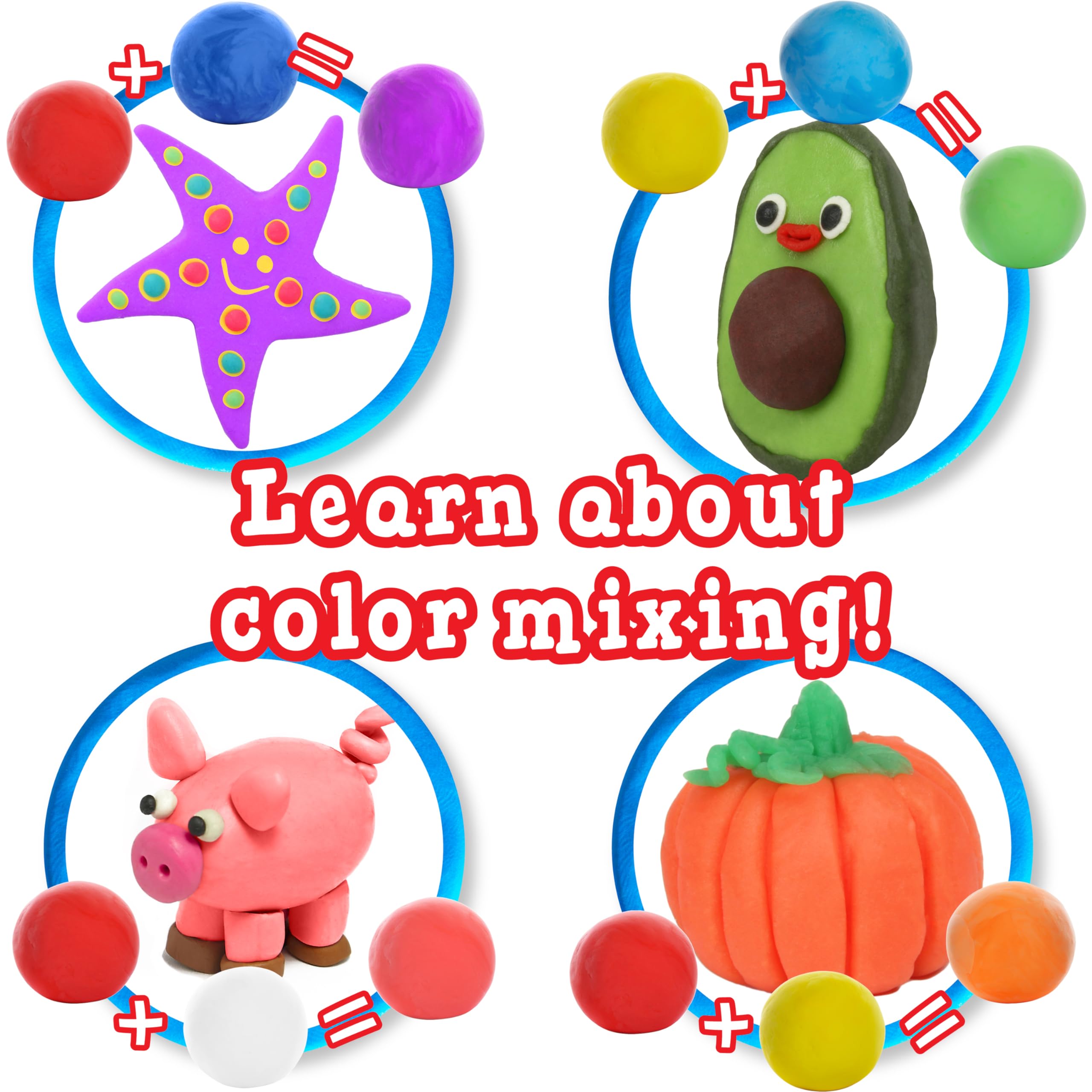 Kiddy Dough Party Pack - 80 Colorful Containers of Soft, Non-Toxic Mini PlayDough for Creative Fun - Safe & Educational Halloween Party Favors for Kids