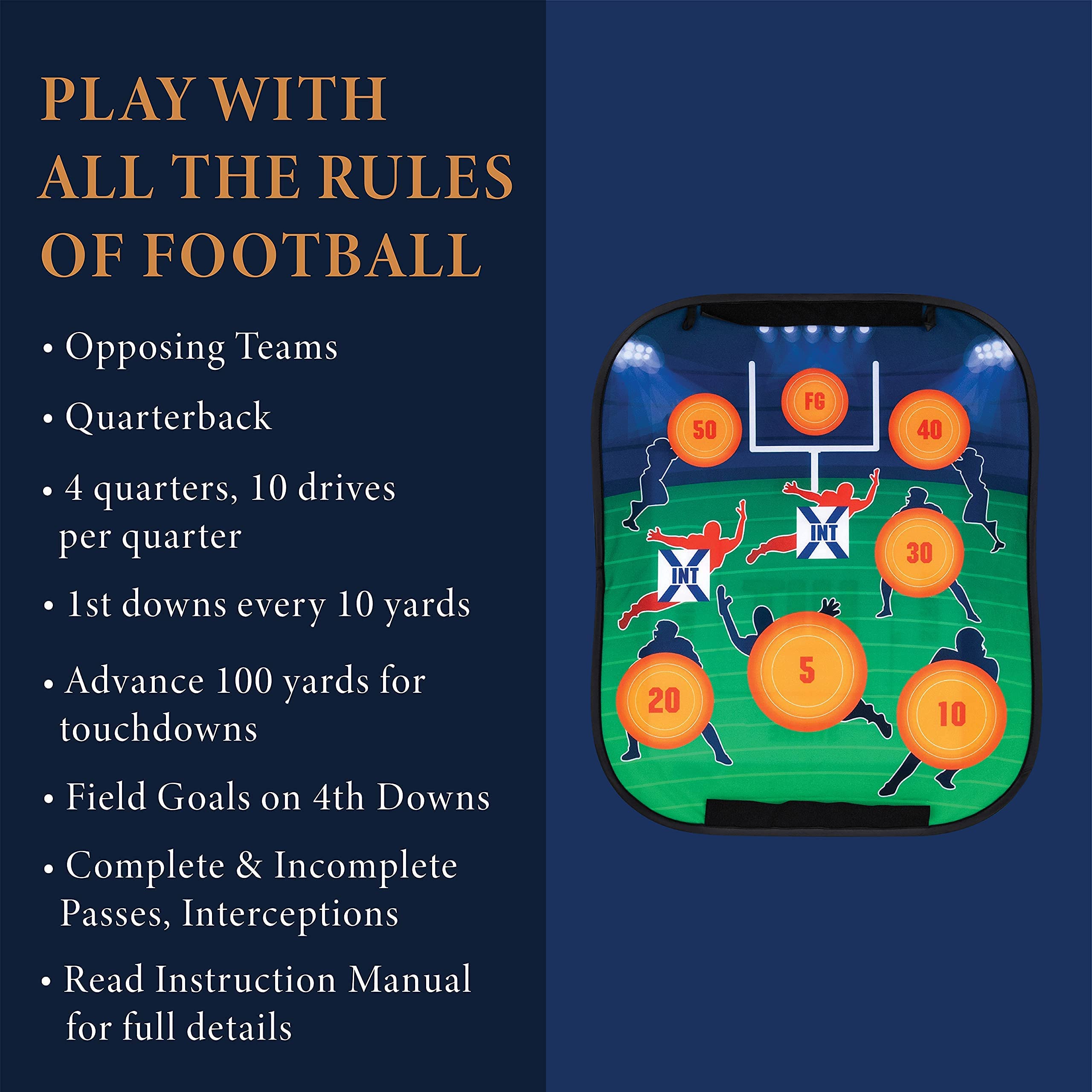 GUD Football, Baseball & Darts Sports Games Toy, Yard Lawn Outdoor & Indoor Birthday Gifts Target Football Toy, Kids Set, Toss Toys, Boys Gifts Year Old Ages