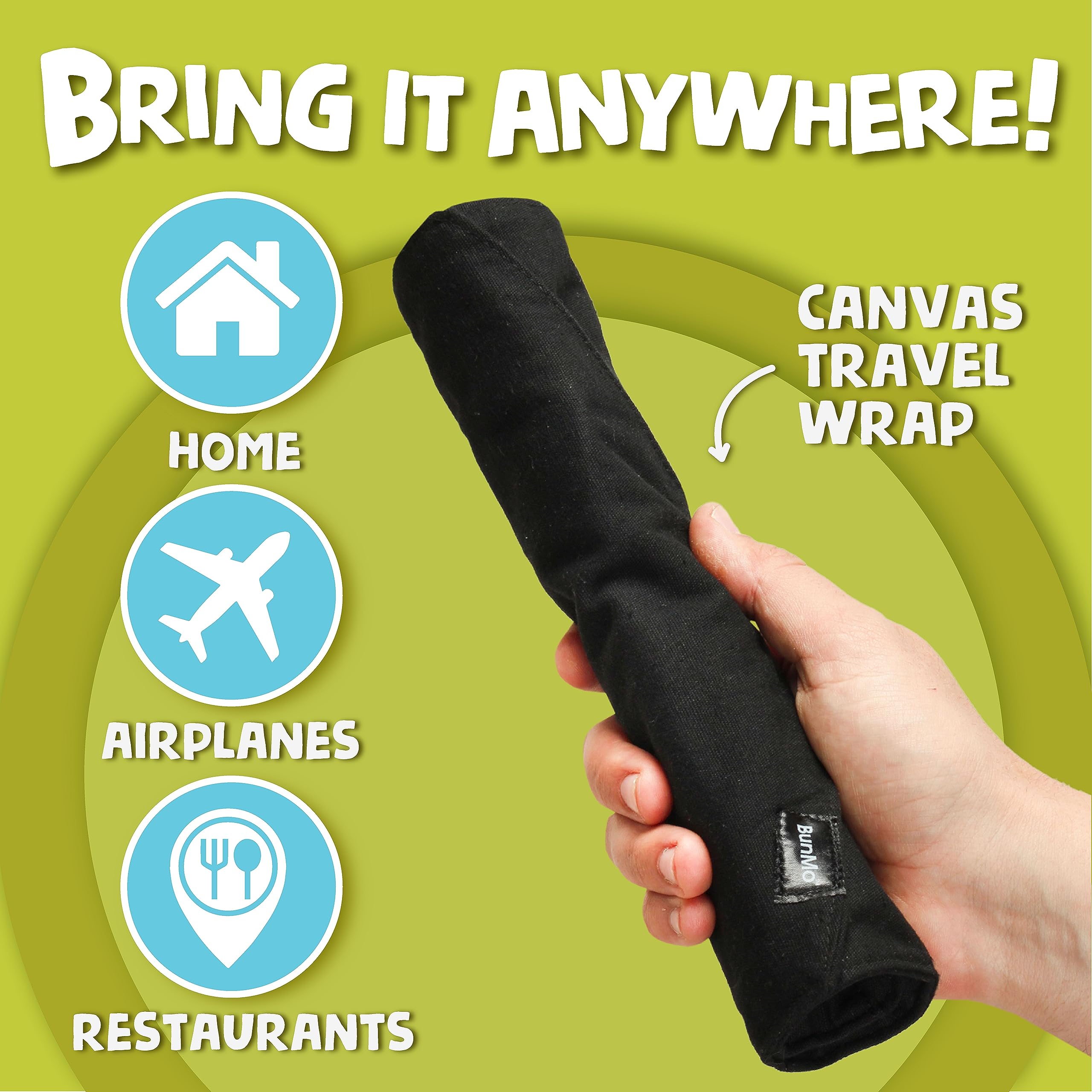 BunMo Adaptive Weighted Utensils Bundle - Utensils for Elderly, Arthritis, Weak Hand Grip & Handicapped - Stainless Steel - Weighted Utensils for Tremors and Parkinsons Patients