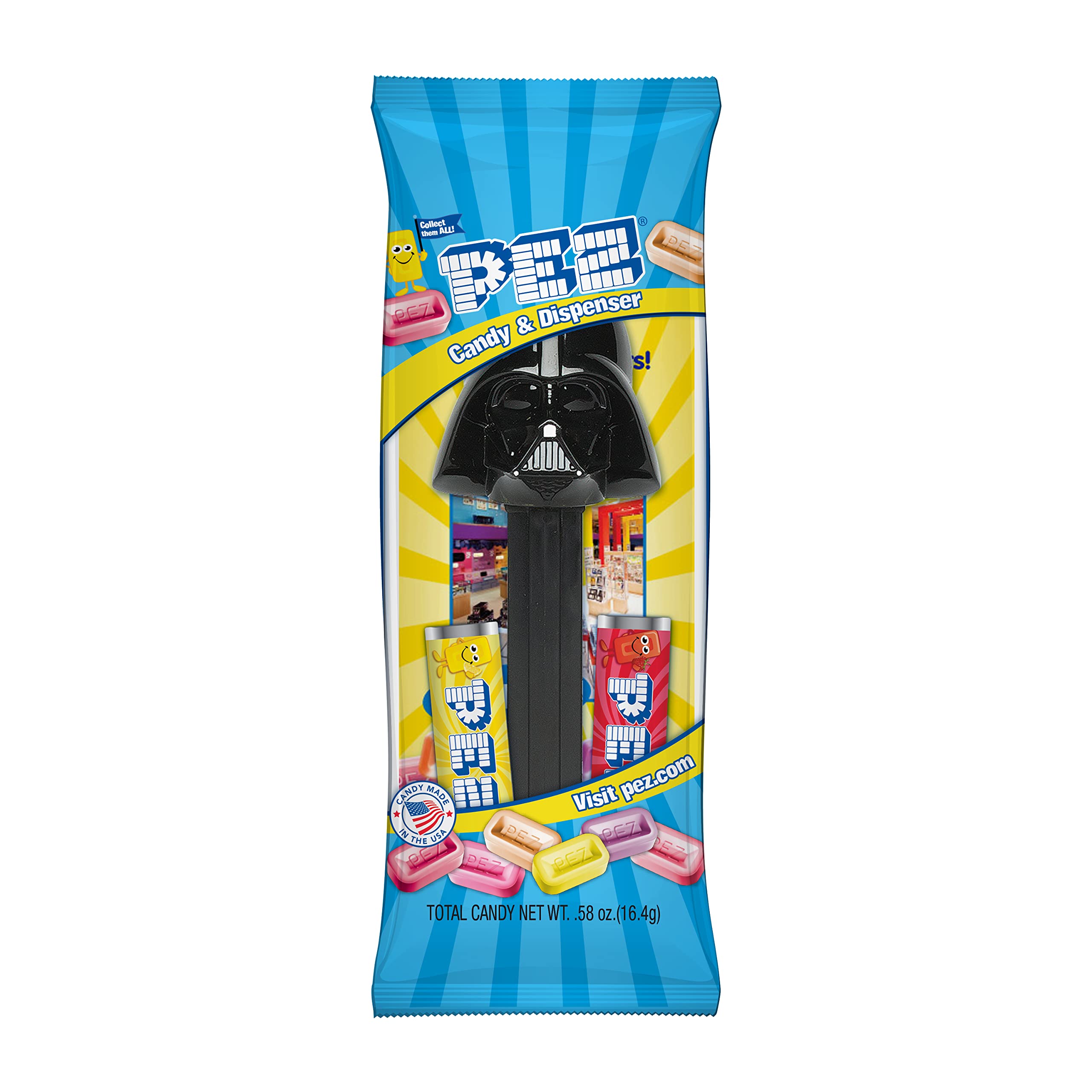 PEZ Candy Star Wars, Assorted Dispensers, 0.58 Ounce (Pack of 12)