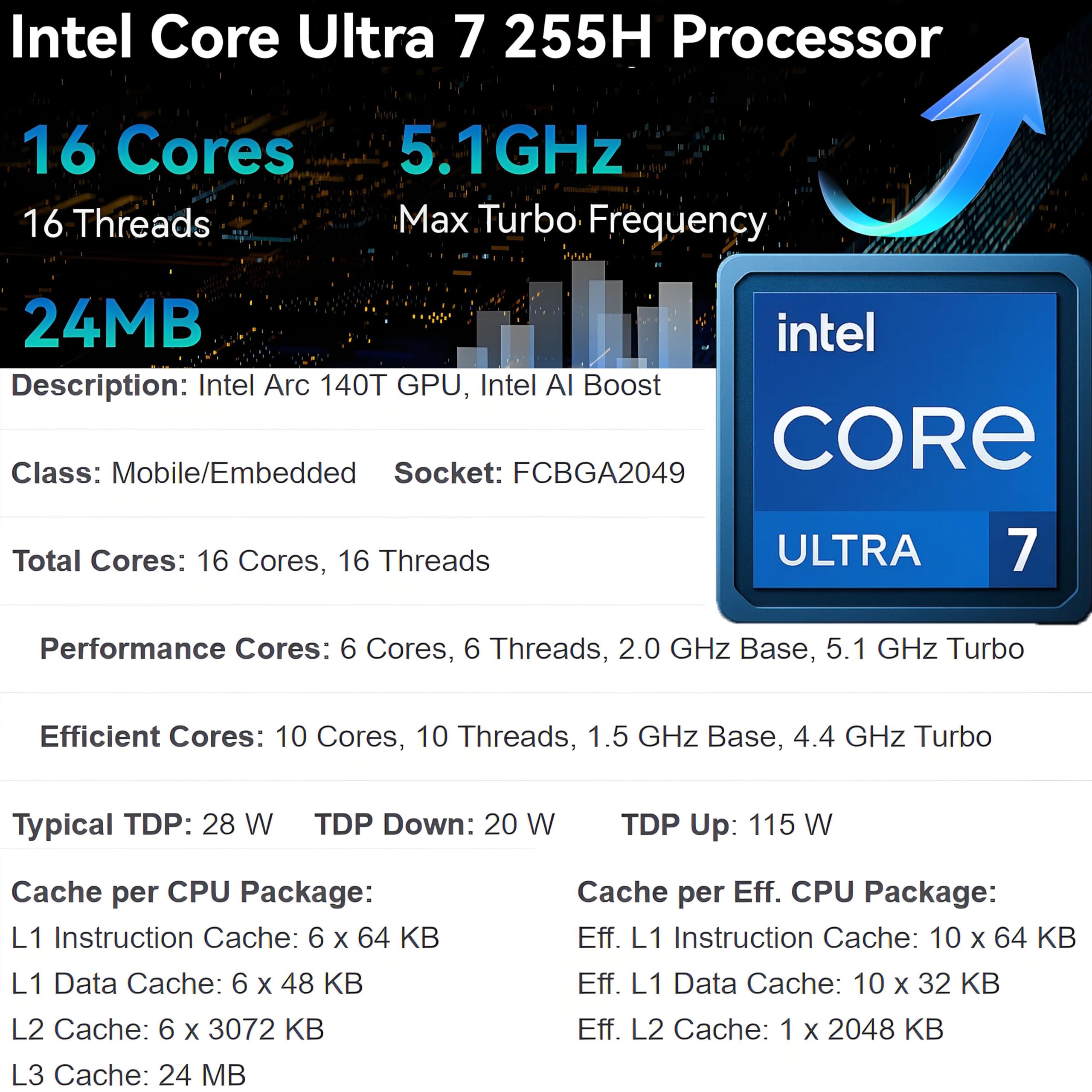 Lenovo ThinkBook 16 Gen 8 Business Laptop Computer, Intel 16-Core Ultra 7 255H (Beat i9-13900H), 16GB DDR5, 1TB PCIe SSD, 16" FHD+ Copilot AI PC, WiFi 6E, BT 5.3, Fingerprint Reader, Windows 11 Pro