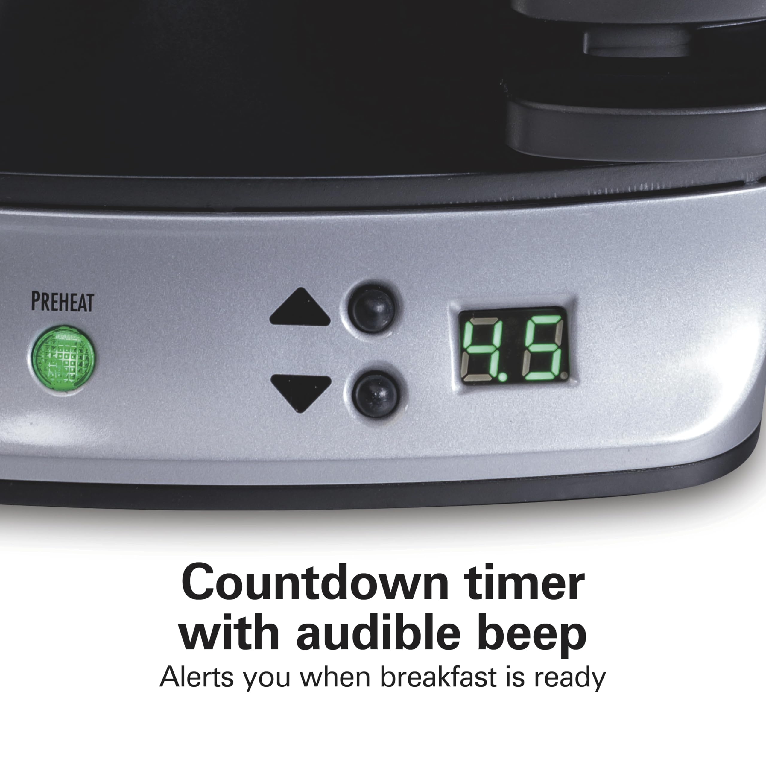 Hamilton Beach Dual Breakfast Sandwich Maker with Timer, Silver (25490A)