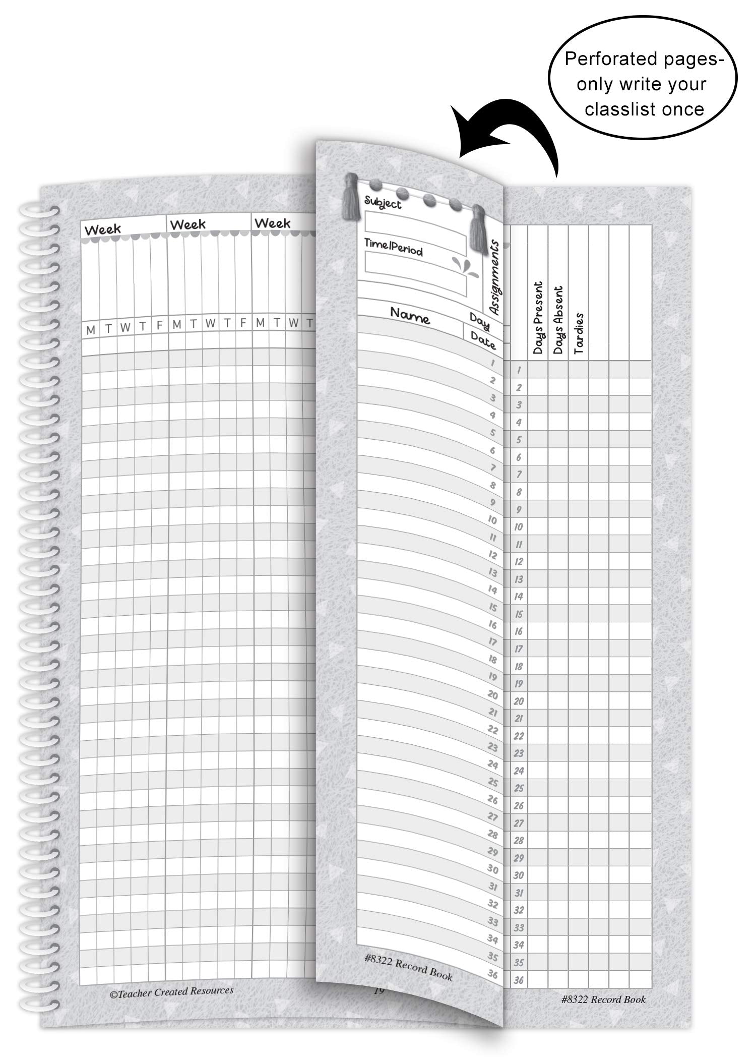 Teacher Created Resources Oh Happy Day Record Book (TCR8322) 8.5" x 11"