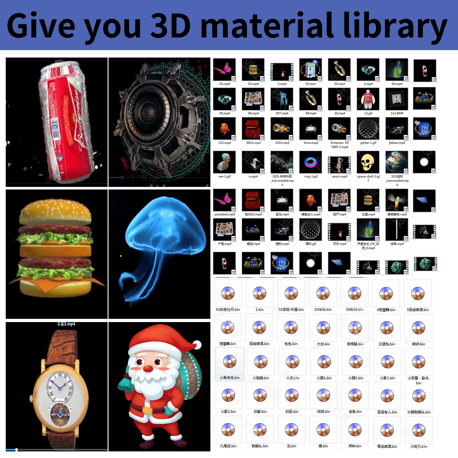 3D Hologram Fan,39.4"Missyou 3D Holographic Projector Holographic Christmas Tree Advertising Display with Remote,Bluetooth,Splicing,1500+ Video Library for Business Store Signs,Bar,Casino,Party