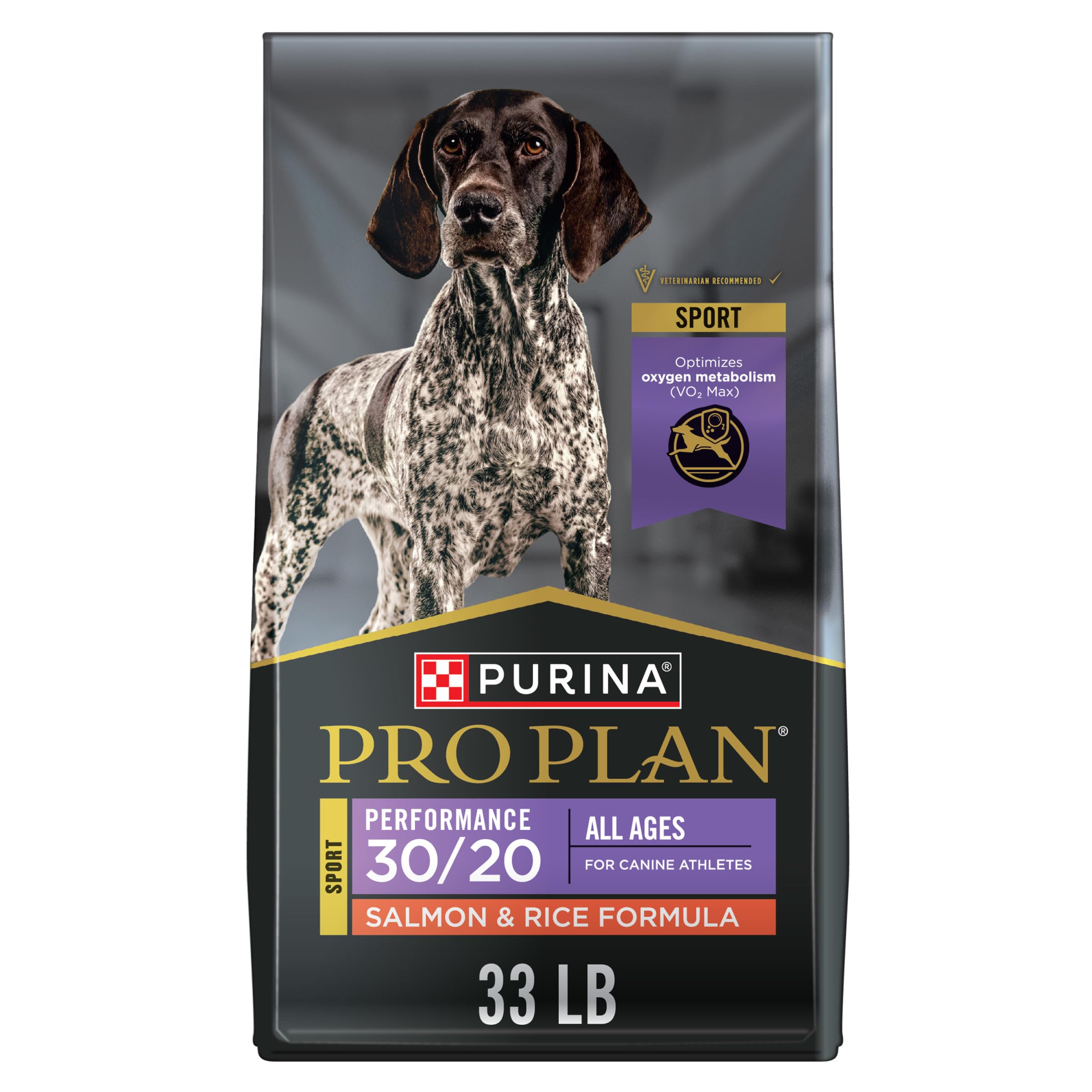 Purina Pro Plan High Protein Dog Food, Sport 30/20 Salmon and Rice Dog Food Dry Formula - 33 lb. Bag