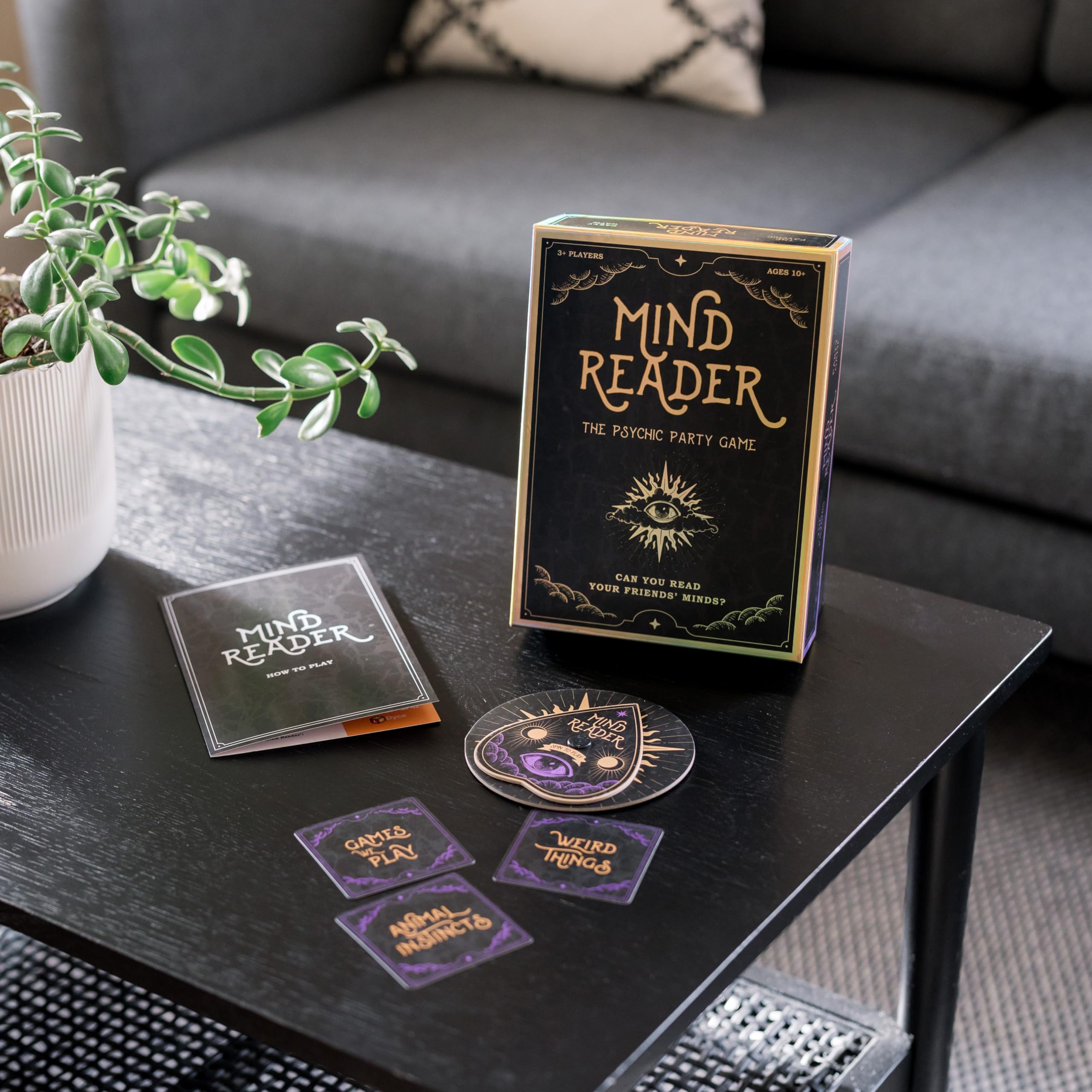 New Game! Mind Reader – Can You Read Your Friends' Minds? The Fun Psychic Mind Meld Family Party Game for Kids, Tweens, Teens, College Students, Adults & Families - Perfect Board Games Night Group