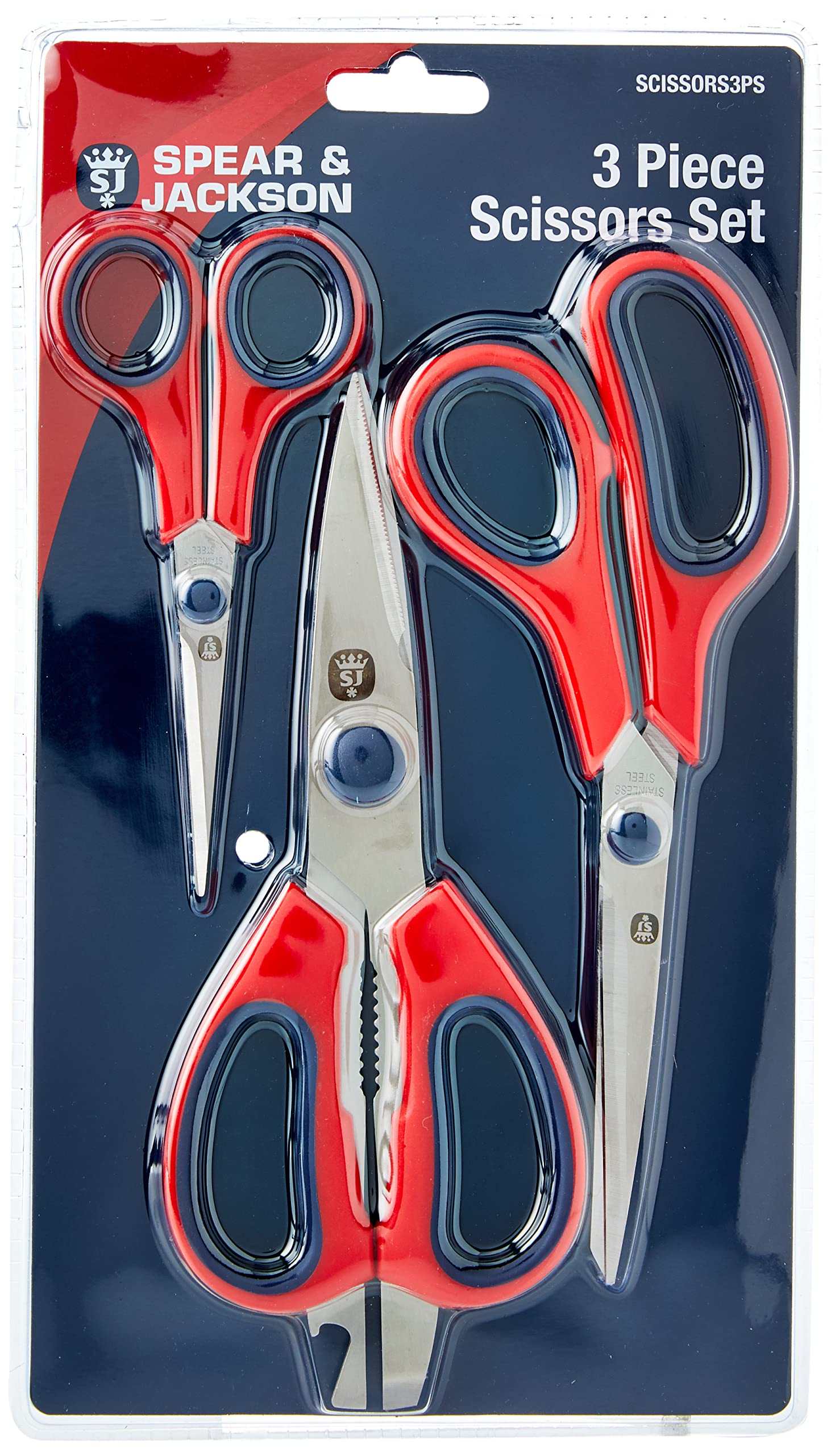 Spear & Jackson SCISSORS3PS 3 Piece Scissor Set