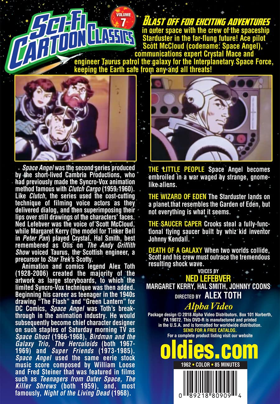 Sci-Fi Cartoon Classics, Volume 7: The Adventures of Scott McCloud [DVD]