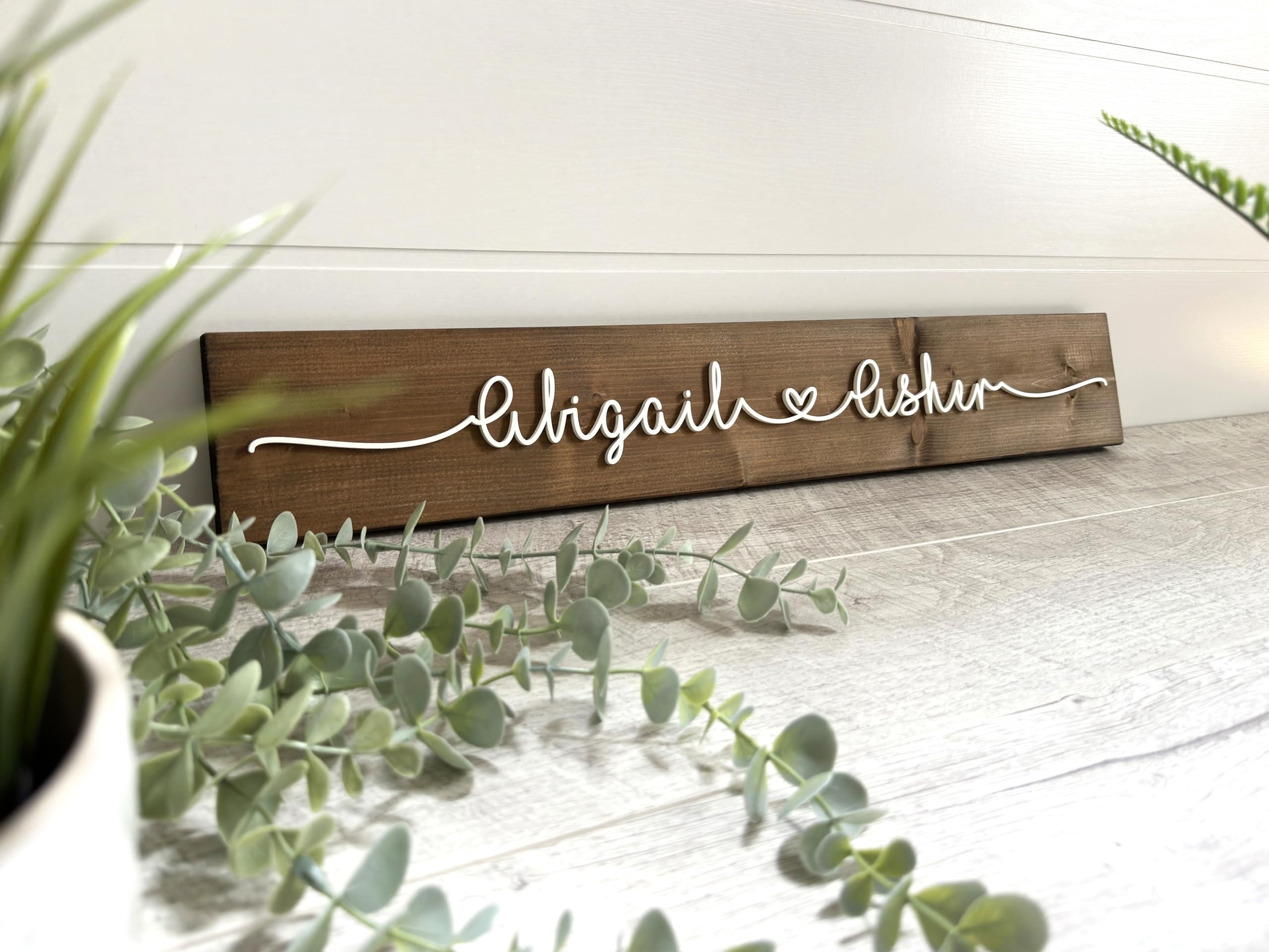 Personalized Valentines Day Gift, Wedding Gift, Couples Gift, Custom Name Sign, Lovers sign, Boyfriend Girlfriend Gift