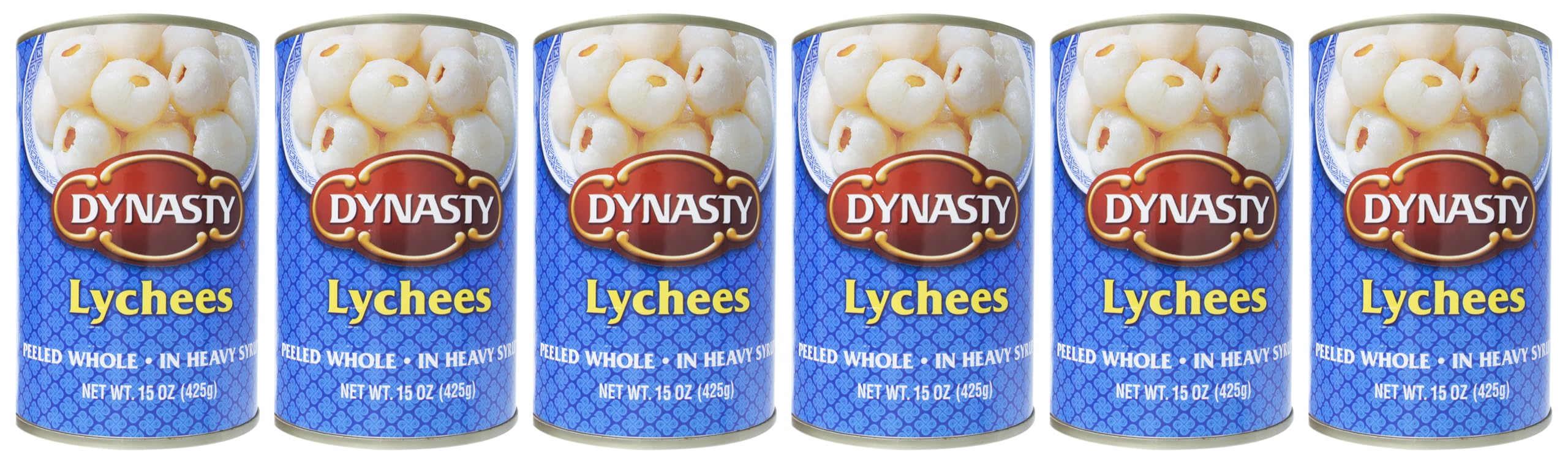 Dynasty Lychee with Syrup, 15 Ounce (Pack of 6)