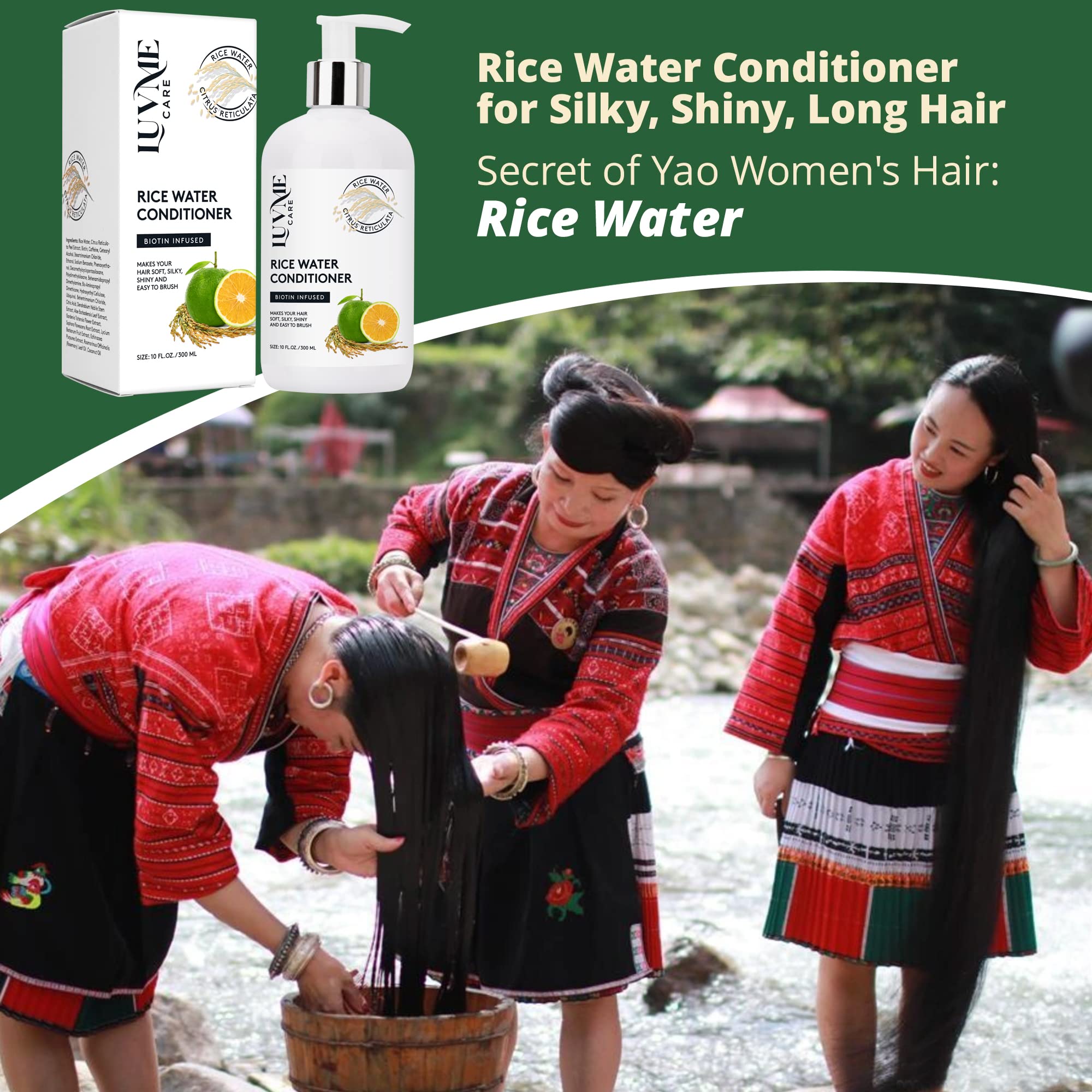 Svvimer Rice Water Hair Growth Conditioner 10 Fl Oz with Biotin, Rice Water for Hair Growth, Improve Strength, Volume, and Shine, Deep Conditioning for Dry, Frizzy, or Curly Strands