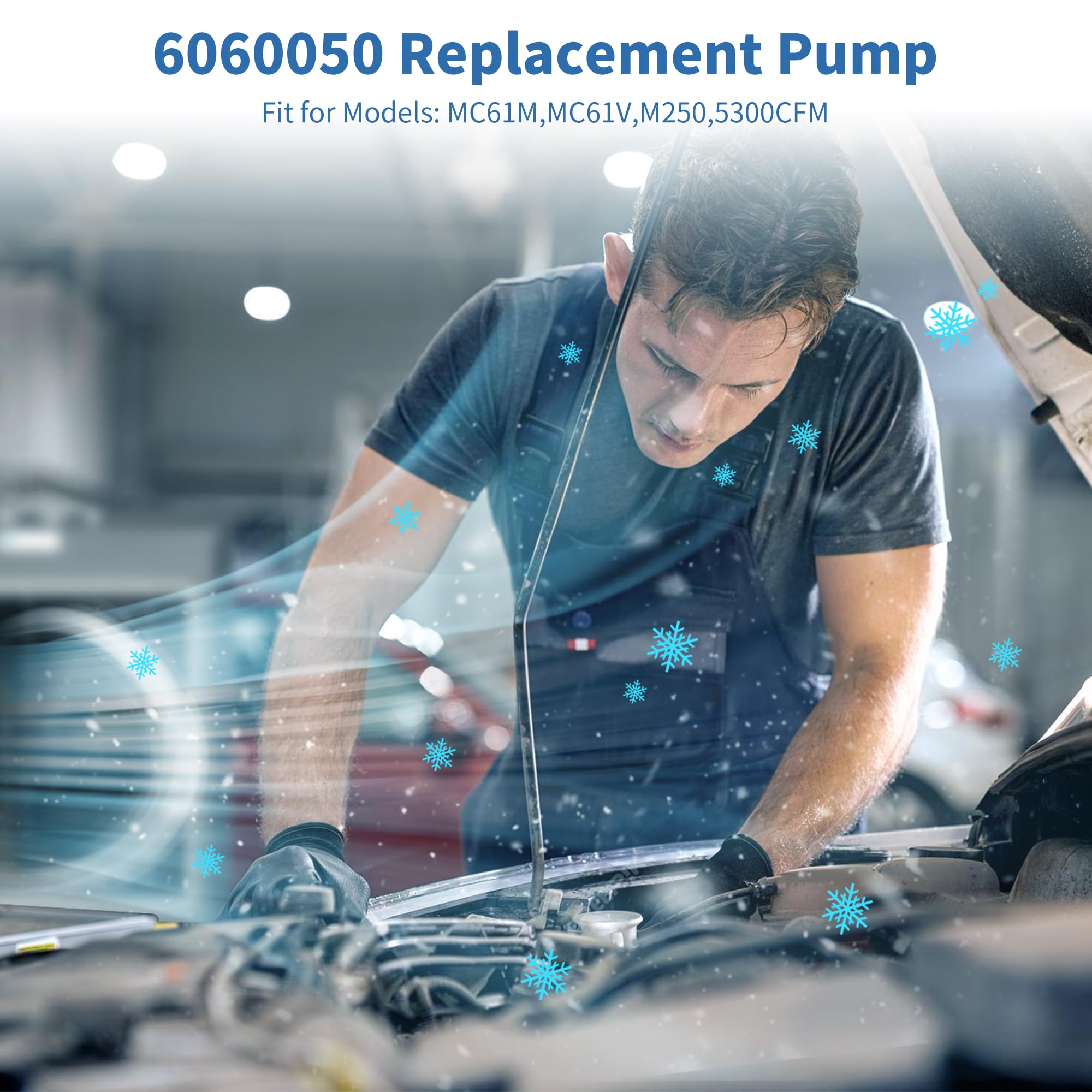 6060050 Evaporative Coolers Pump Ultra Quiet with Dry Burning Protection,Pump Fit for Models: MC61M,MC61V,M250, 5300 CFM