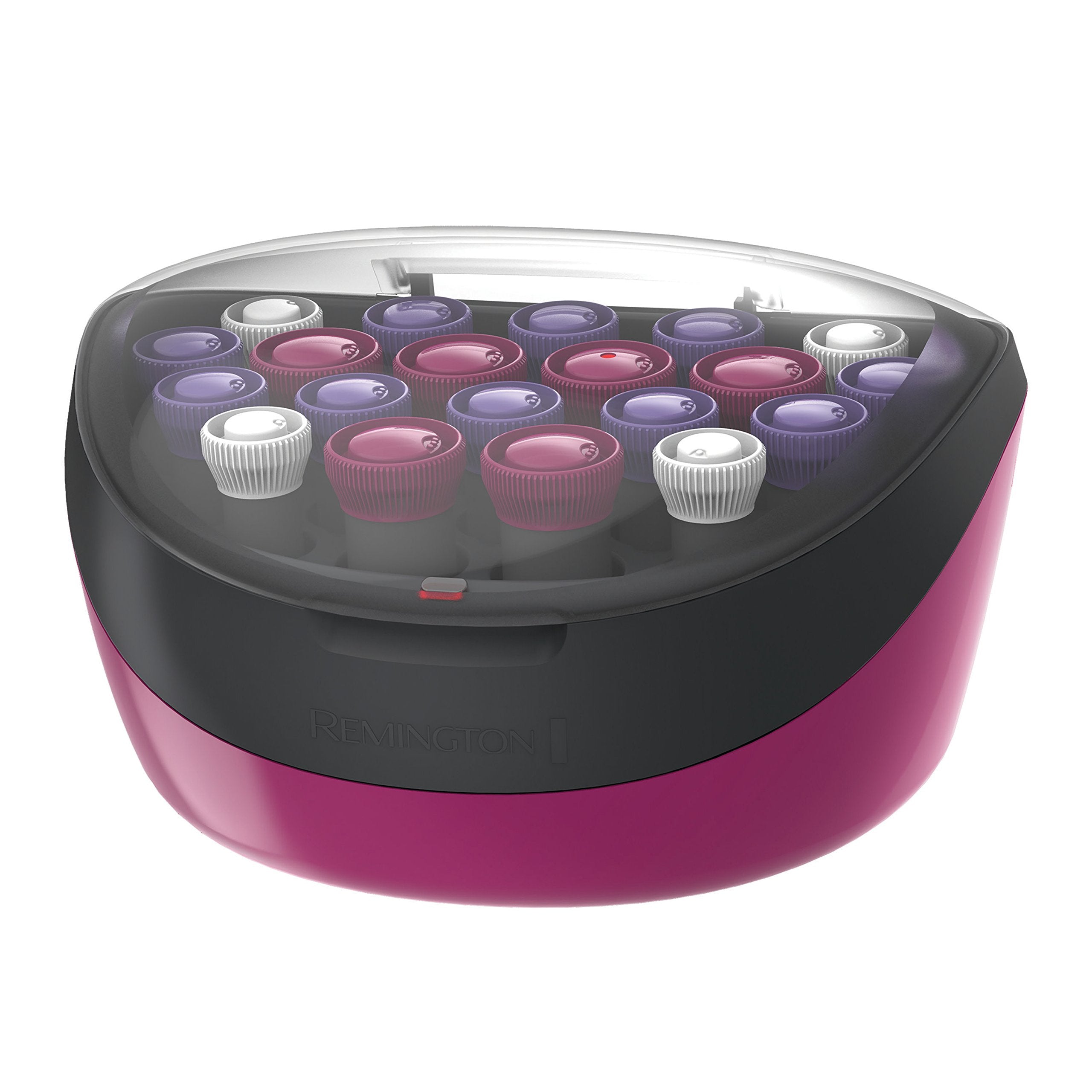 Remington Ionic Conditioning Hair Setter, 20 Velvet Hair Rollers, 6 Large (1¼”), 10 Medium (1"), 4 Small (¾”), Blowout Style Hair Curlers