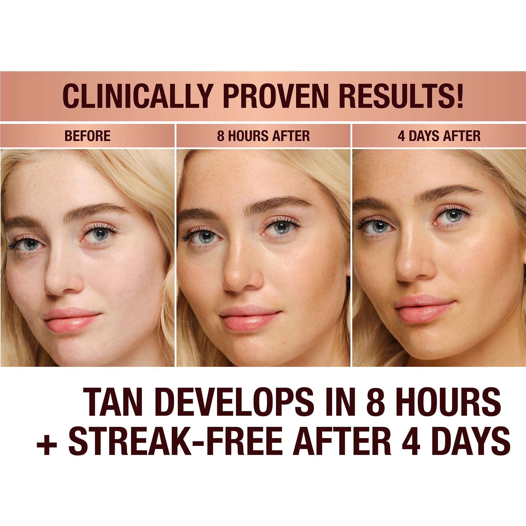 Charlotte Tilbury Beautiful Skin Tanning Drops - Body & Face Bronzing Drops Enriched with Hyaluronic Acid for Long-Lasting Hydration - Leaves Skin with a Natural, Radiant Glow - Fair/Medium