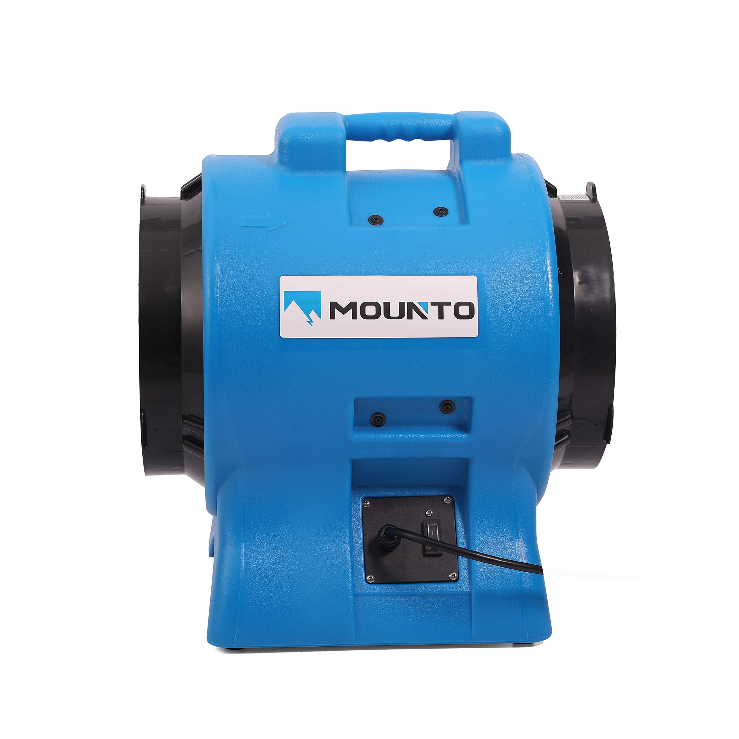 MOUNTO 1HP 3000CFM 12" Axial Blower Exhaust Fan Confined Space Blower (Blue)