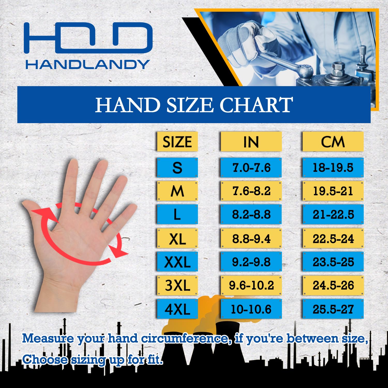 HANDLANDY Mens Work Gloves Touch screen, Synthetic Leather Utility Gloves, Flexible Breathable Fit- Padded Knuckles & Palm (Large)