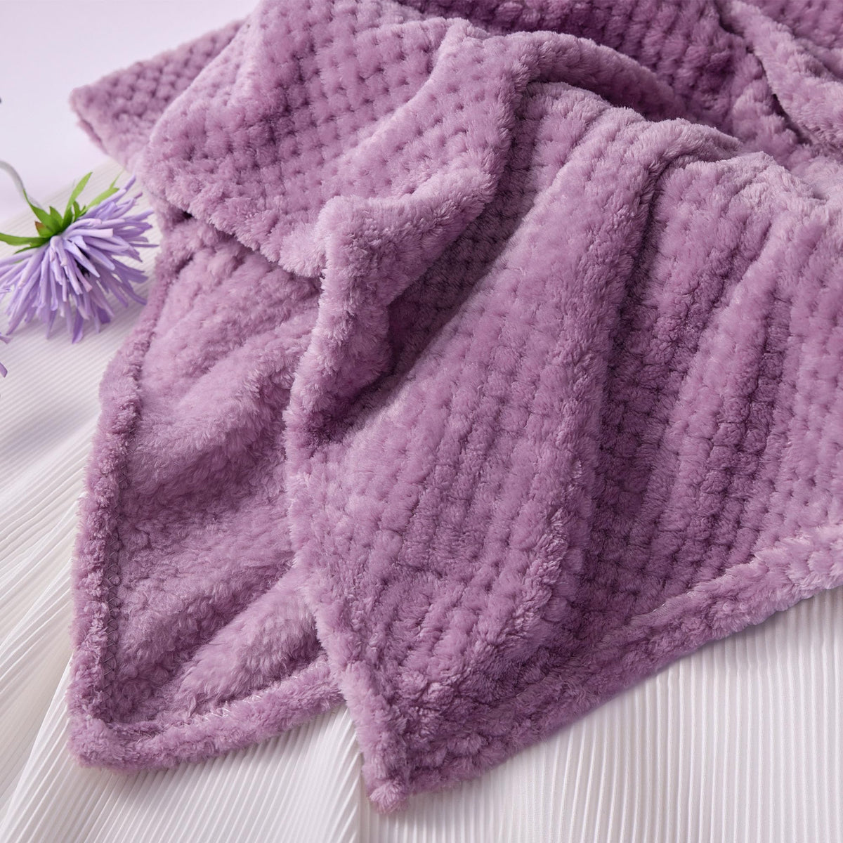 LE CADEAU Birthday Gifts for Women, Get Well Soon Gifts, Relaxing Spa Care Package with Luxury Flannel Blanket - Valentines, Mothers Day, Christmas Gifts for Women, Mom, Wife, Girlfriend, Friends, Sis