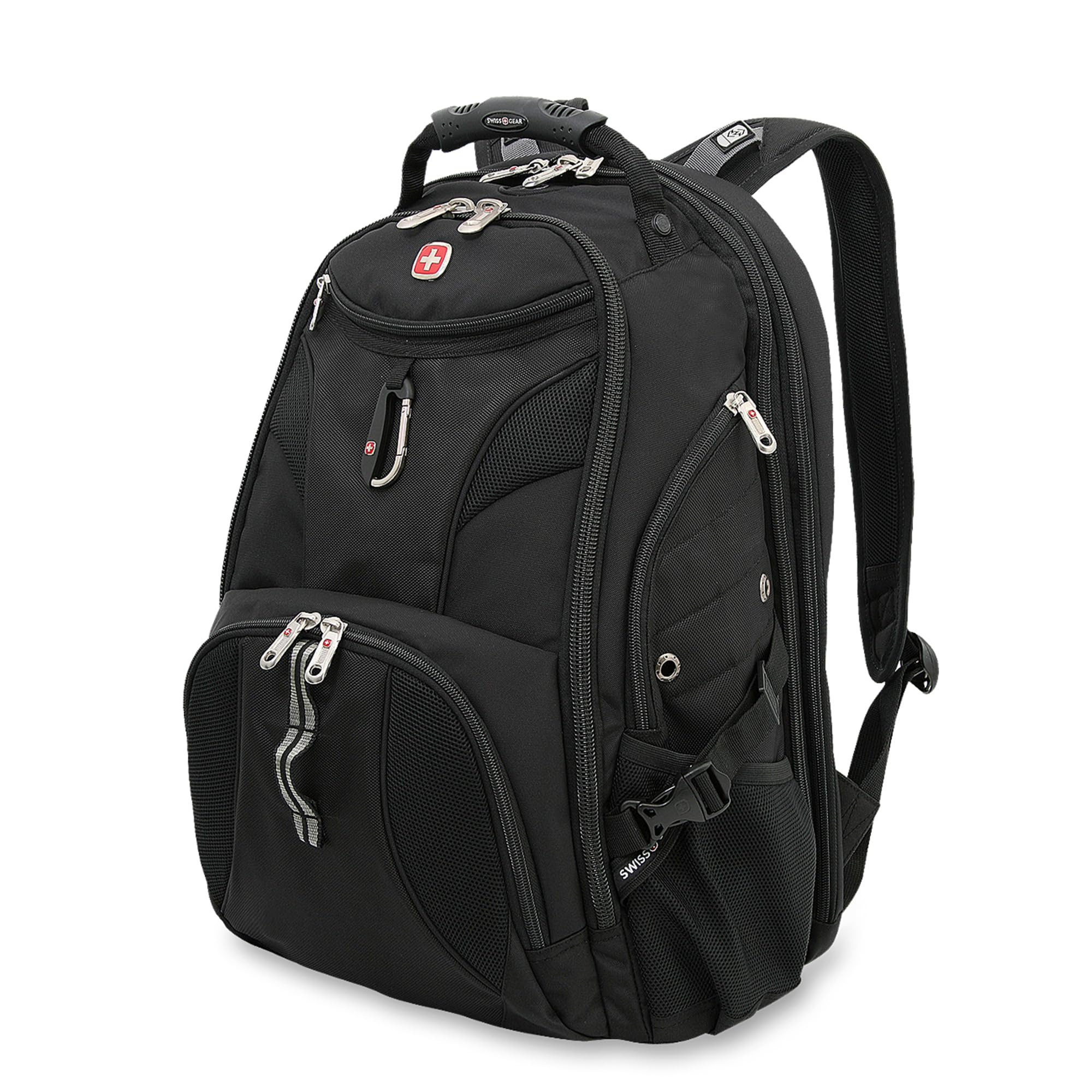 SWISSGEAR 1900 ScanSmart TSA Laptop Backpack Fits 17 Inch Laptop with RFID Protection and Tablet Pocket, Black, 19-Inch