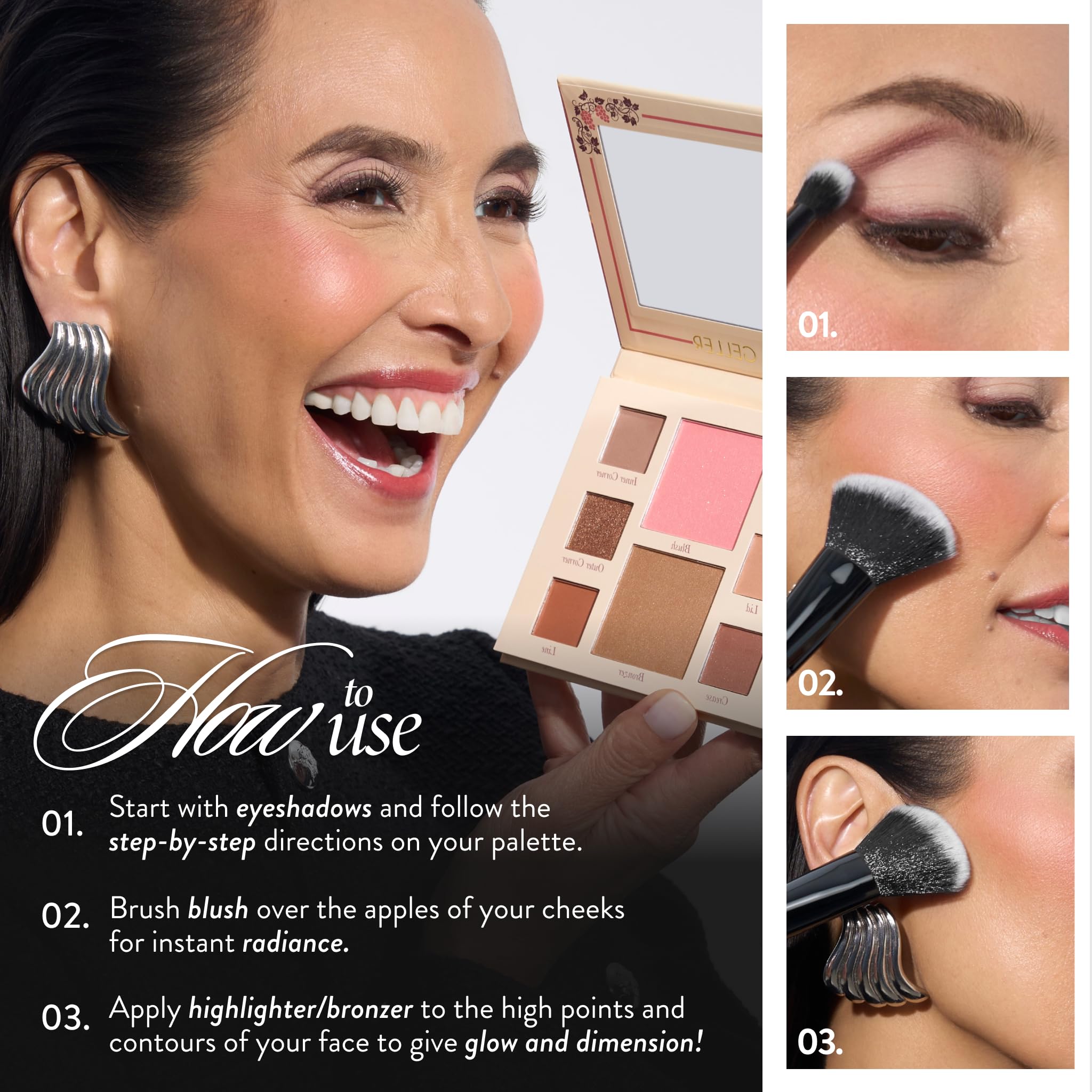 LAURA GELLER NEW YORK Annual Party in a Palette Full Face Palette Set (01 Ready to Jetset!)