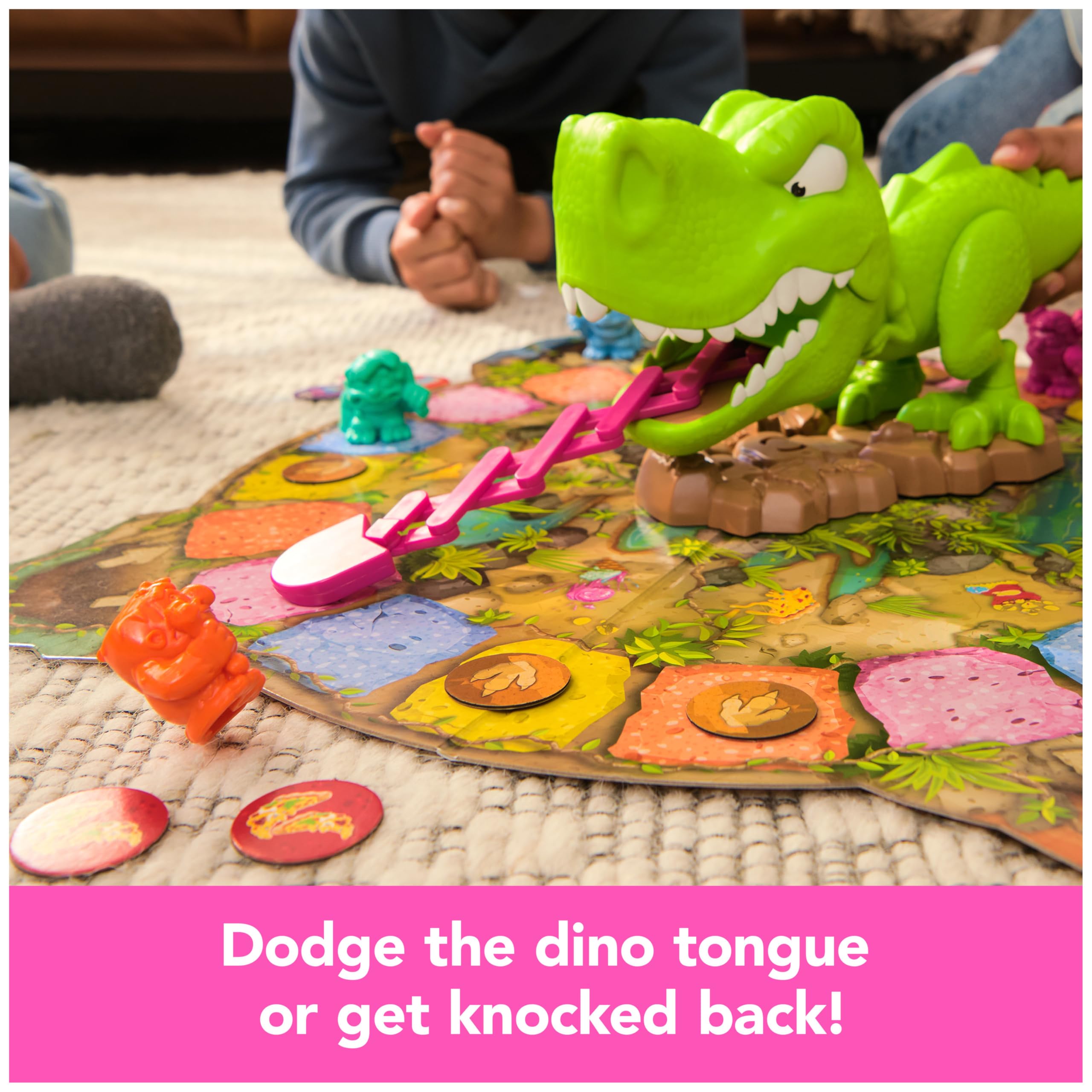 Spin Master Games, Snack-O-Saurus Rex Board Game, Kids Game, Funny Family Game, Fun Games, Family Game Night, Christmas Gifts for Kids, for Ages 5+