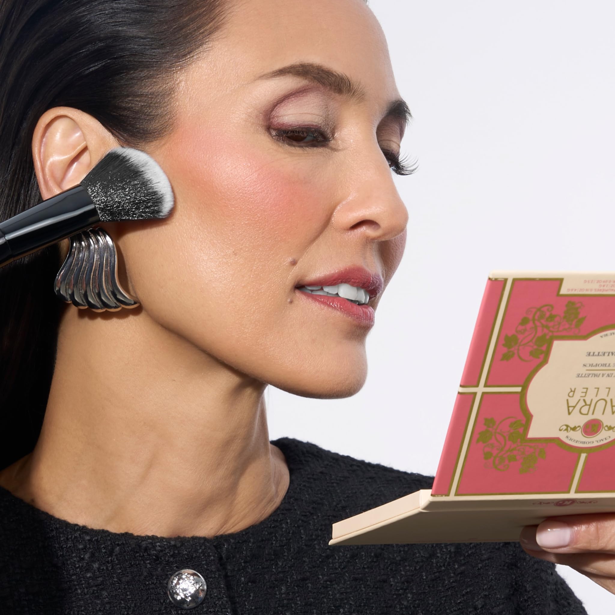 LAURA GELLER NEW YORK Party in a Palette, Ready to Jetset! + Baked Balance-n-Brighten Powder Foundation, Medium