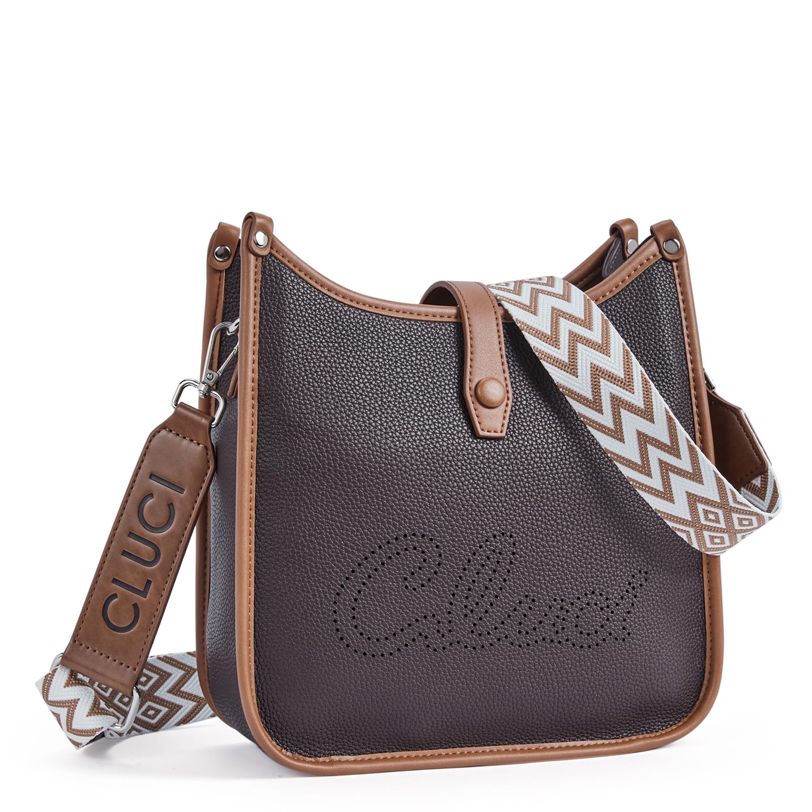 CLUCI Crossbody Bags for Women Trendy Shoulder Purses Vegan Leather Hobo Handbags for Women With Adjustable Guitar Strap