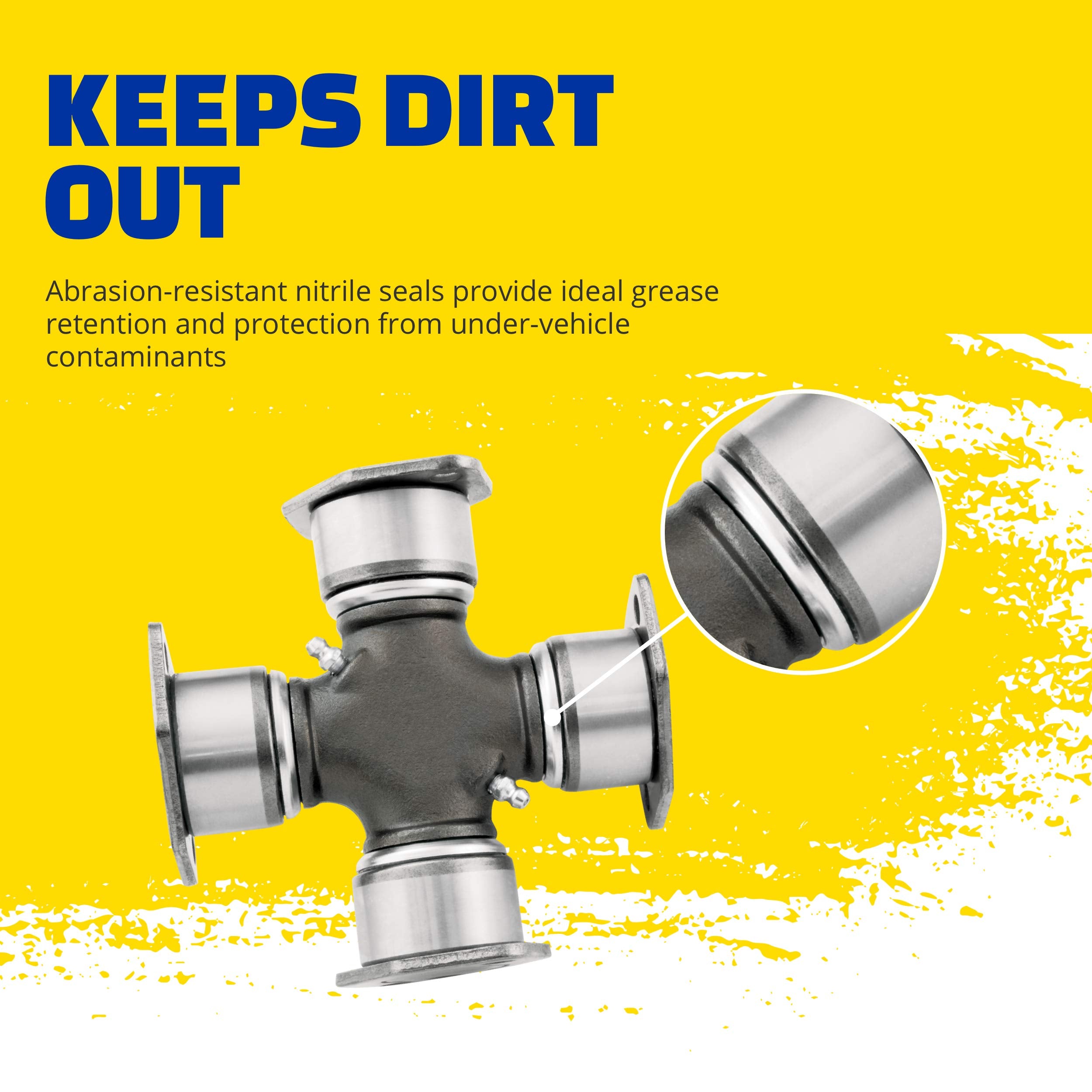 MOOG 374 Greaseable Premium Universal Joint for Ford F-250 Super Duty