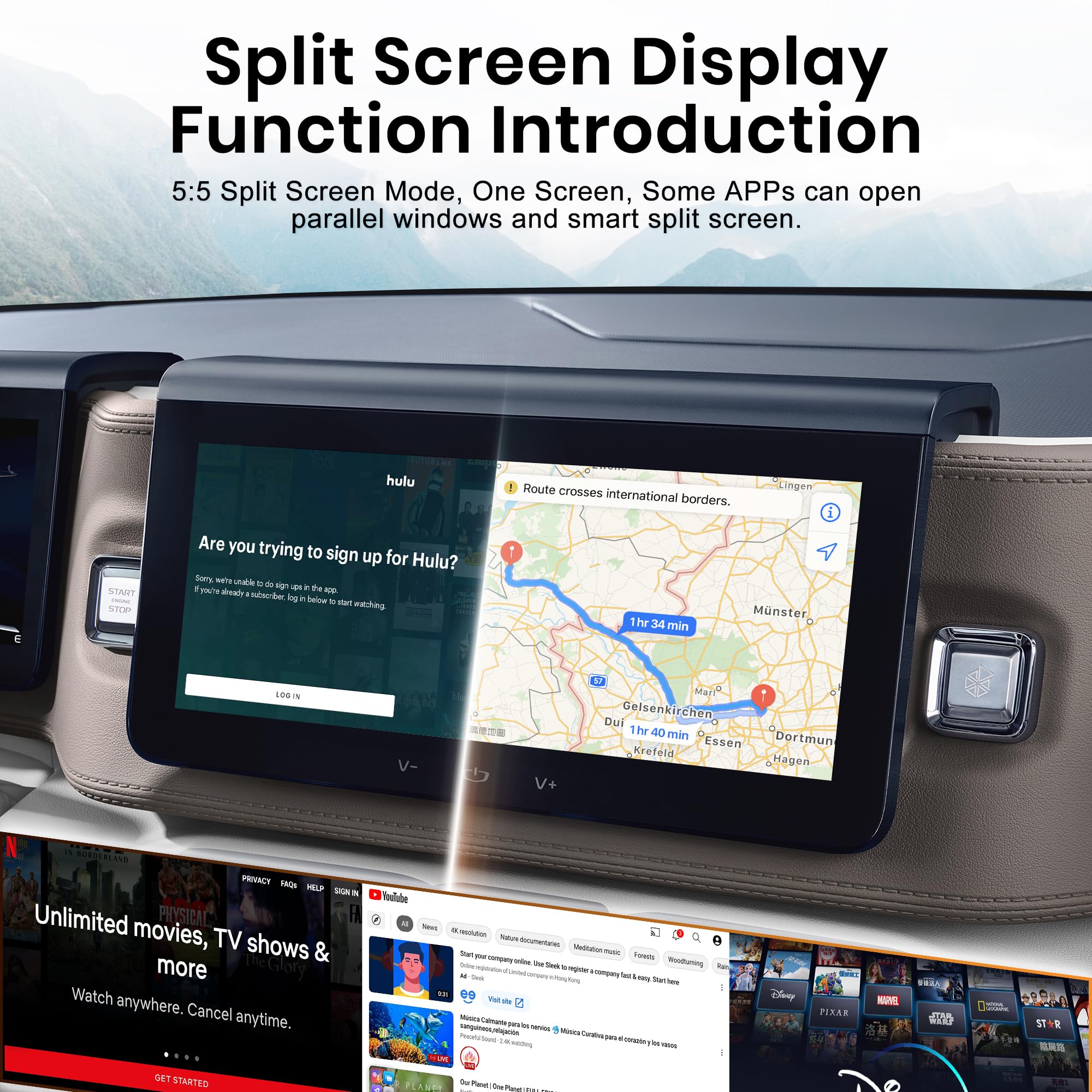 MMB MAX 5.0 CarPlay Box 2024 Newest Android 13.0 Multimedia Video Ai Box, QCM 6225 8-Core 8+128GB Online YouTube/Netflix/Google Store, Support SIM&TF Card Wireless CarPlay & Android Auto Adapter