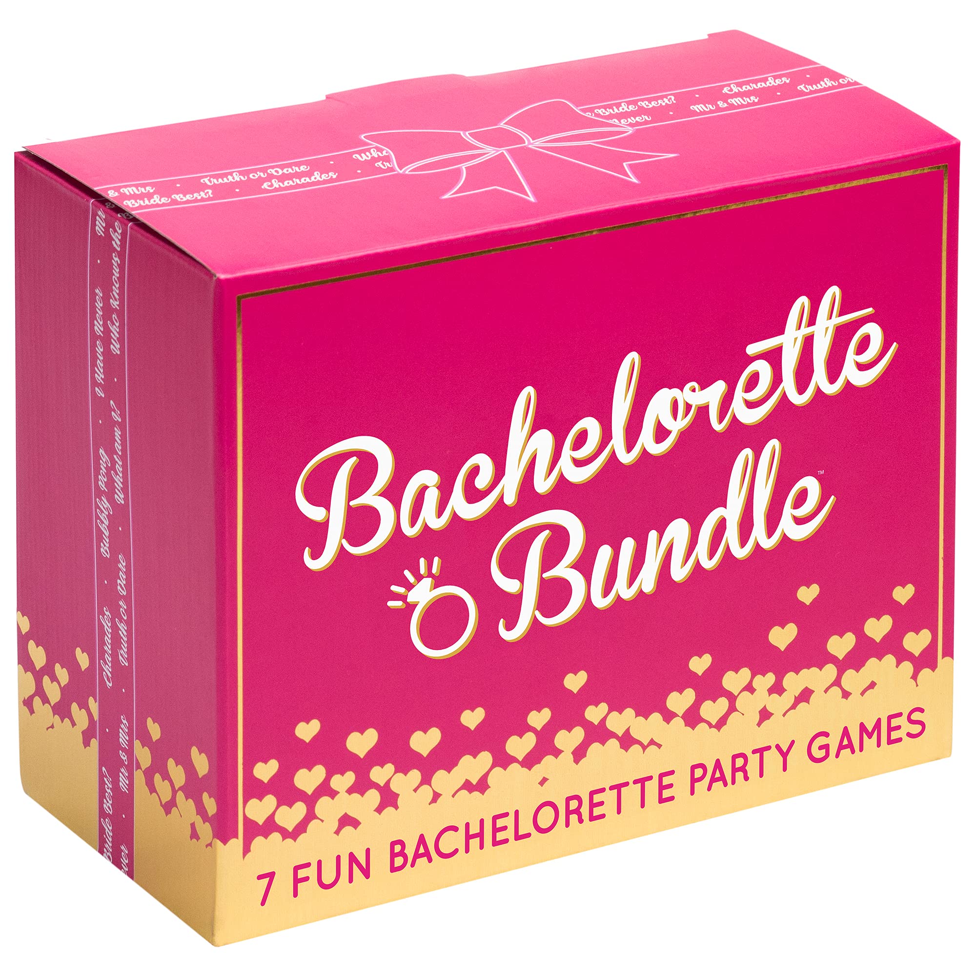 Gutter Games Bachelorette Bundle Game - Fun Bachelorette Party Games for Parties - Includes Clean and Twisted Games - Portable Bachelorette Party Game Bundle for Bride-to-Be