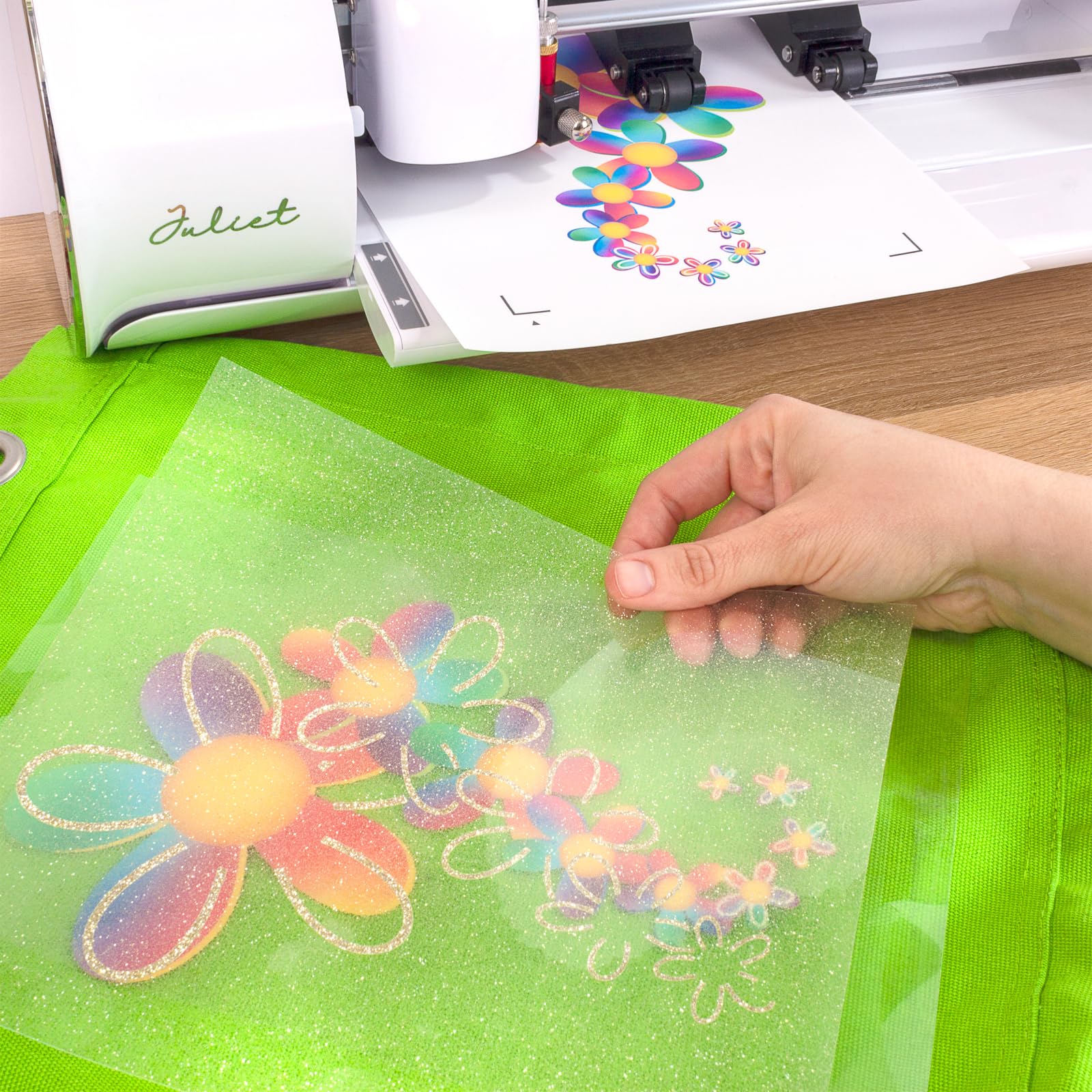 SISER EasyColor DTV 8.4'' x 11'' Sheets - Inkjet Printer Compatible Heat Transfer Vinyl (15 Sheets)