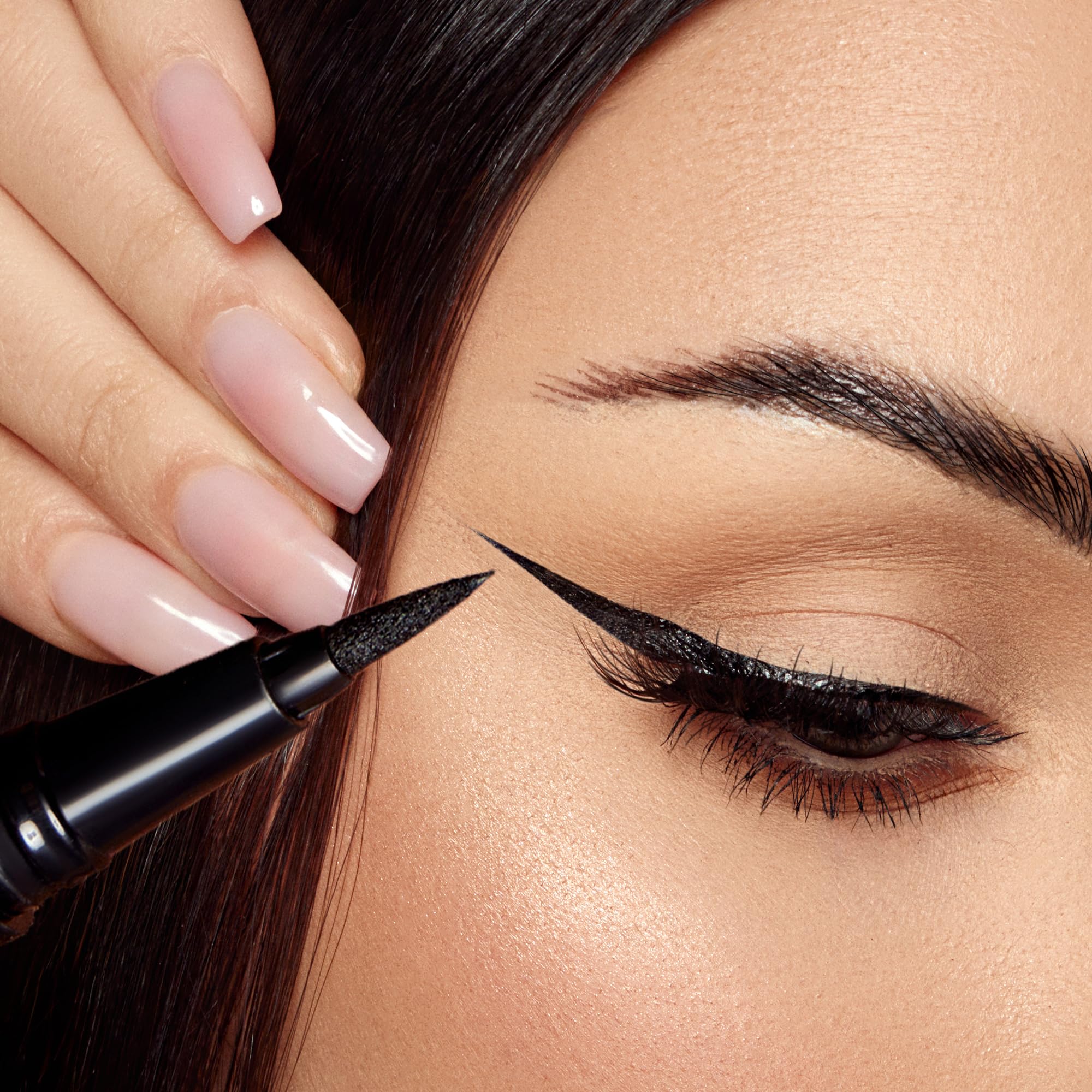 K7L Cream Nude Eyeliner and Liquid Black Eyeliner - Create a Natural Look That's Long-lasting and Waterproof