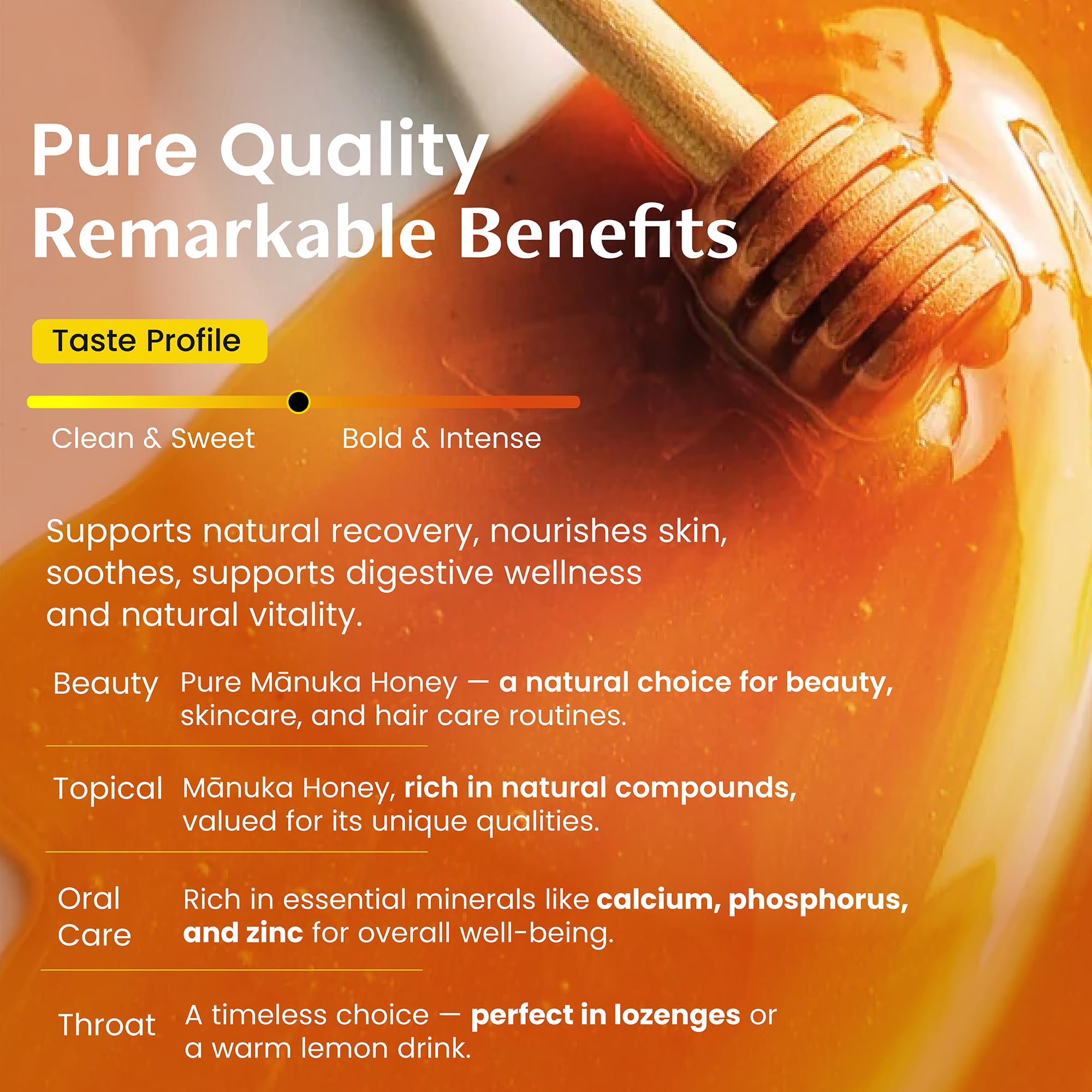 Yobees Honey Raw and unpasteurized New Zealand Manuka Honey Organic | MGO 512+ / Certified UMF 15+ | 8.8oz
