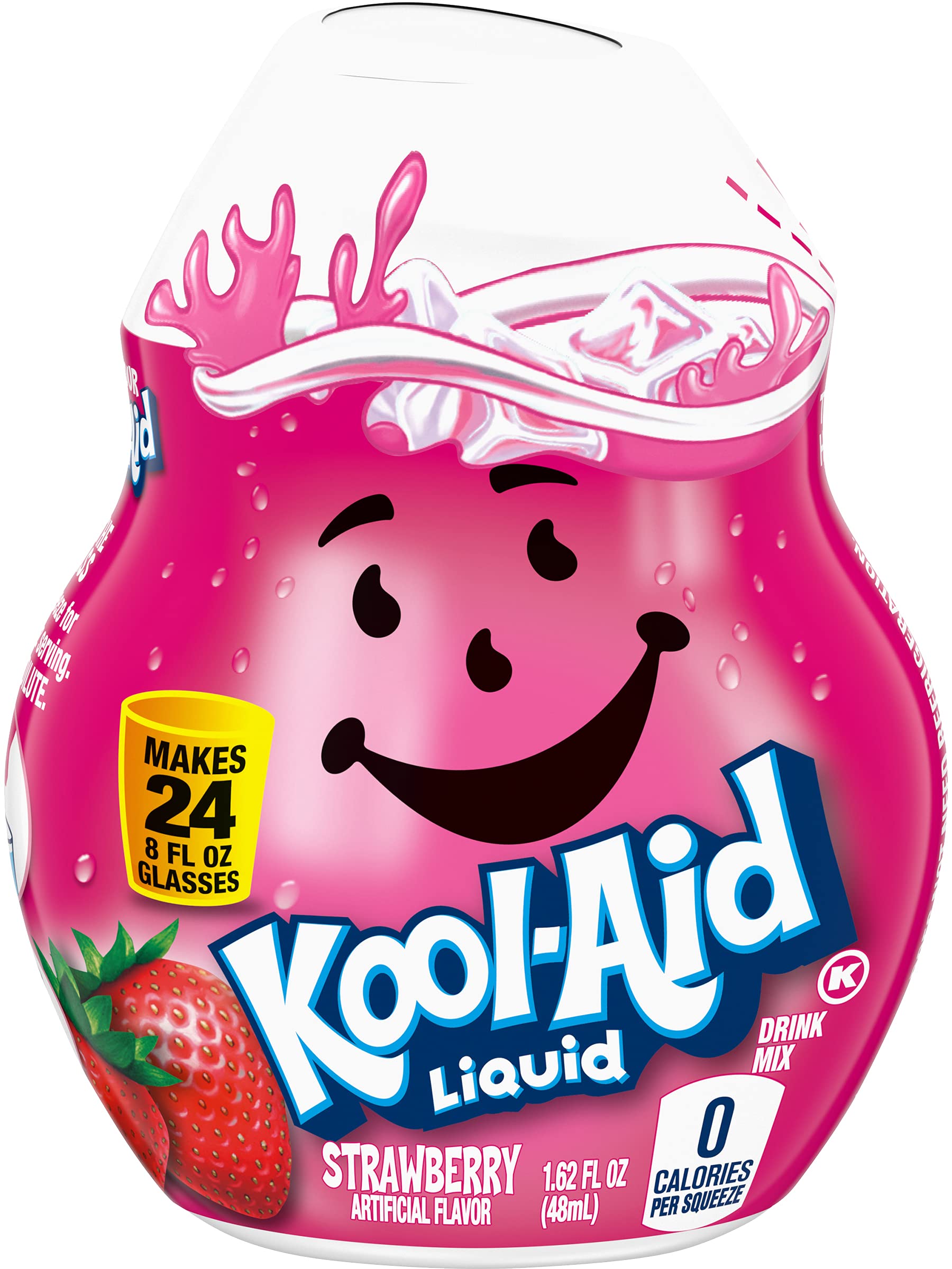 Kool-Aid Soft Drink Mixed (1.62 Fl Oz (Pack of 4), Strawberry)