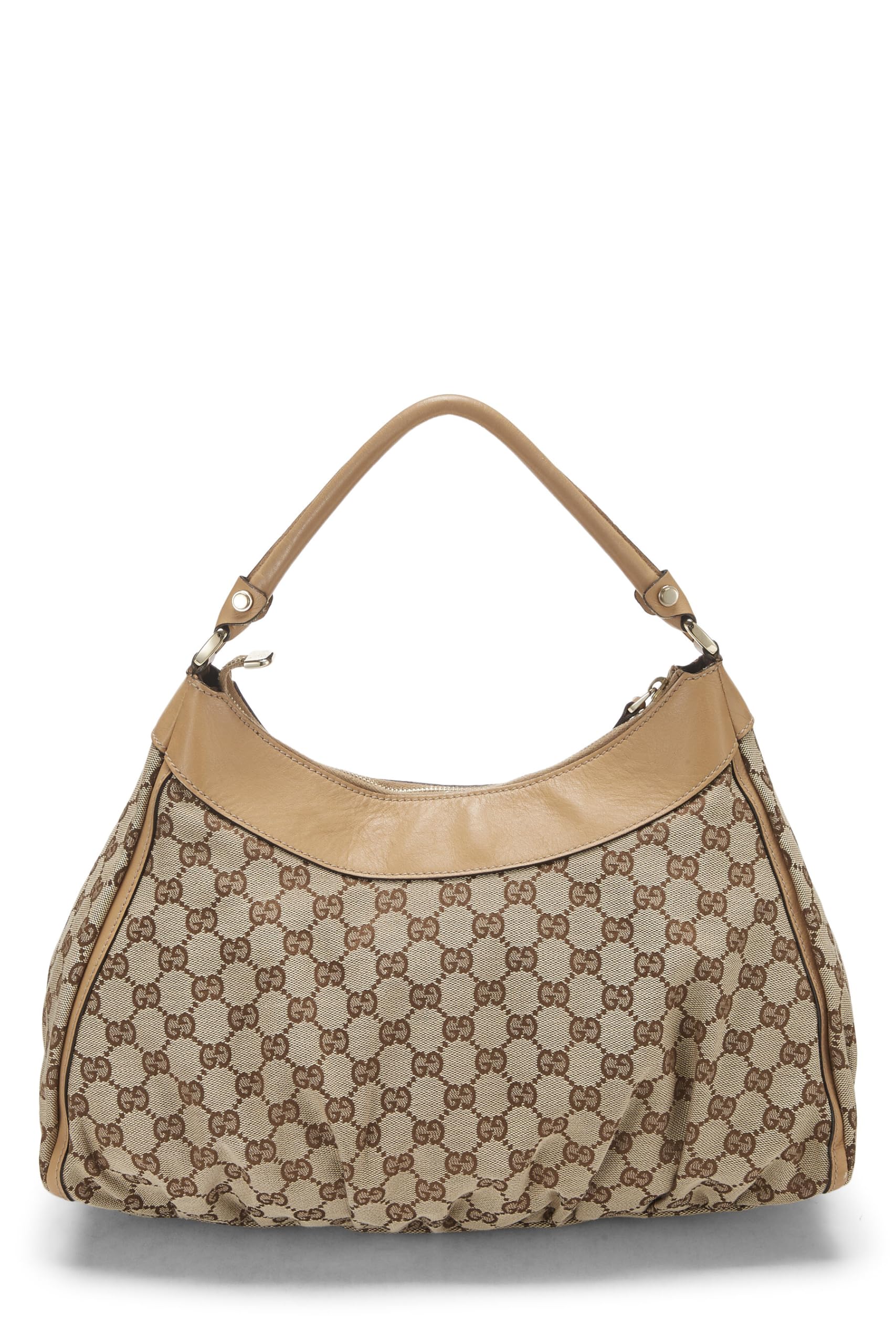 Gucci, Pre-Loved Original GG Canvas D-Ring Abbey Shoulder Bag, Beige