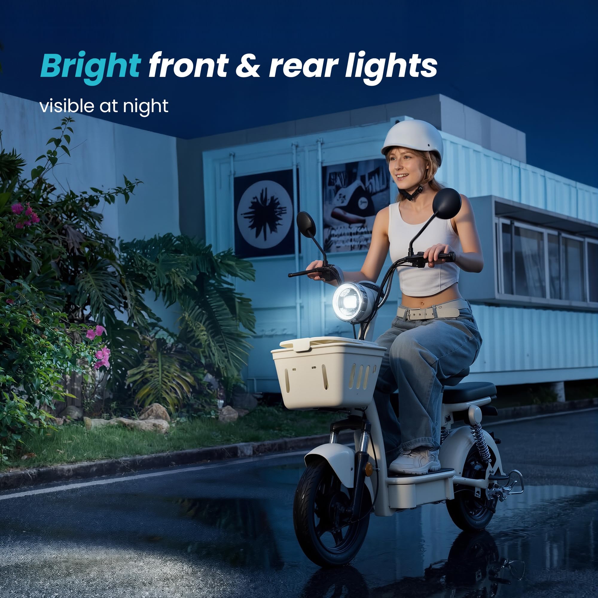 escoone Electric Scooter for Adults, 1200W Powerful Motor, 62 Miles Long Range & 28MPH Top Speed, 14" Vacuum Pneumatic Tires E scoote, Dual Suspension, NFC Start Commuter Scooter with Seat