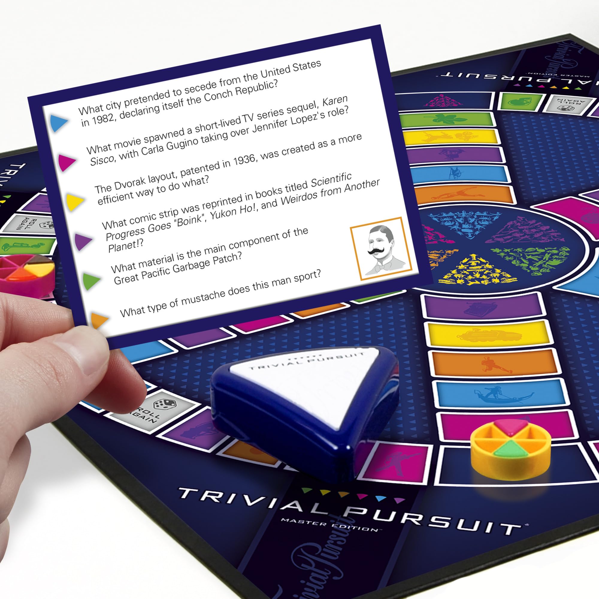 Hasbro Gaming Trivial Pursuit Master Edition Trivia Game, Board Games for Adults and Teens, Includes Electronic Timer, Trivia Games for 2 to 6 Players, Ages 16 and Up (Amazon Exclusive)