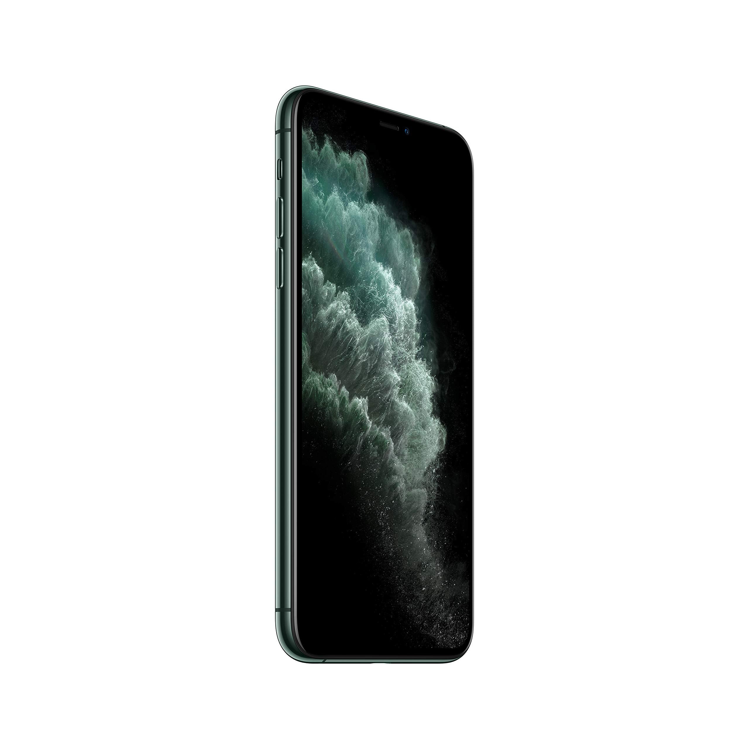 Apple iPhone 11 Pro Max [64GB, Midnight Green] Cricket Wireless (Renewed)