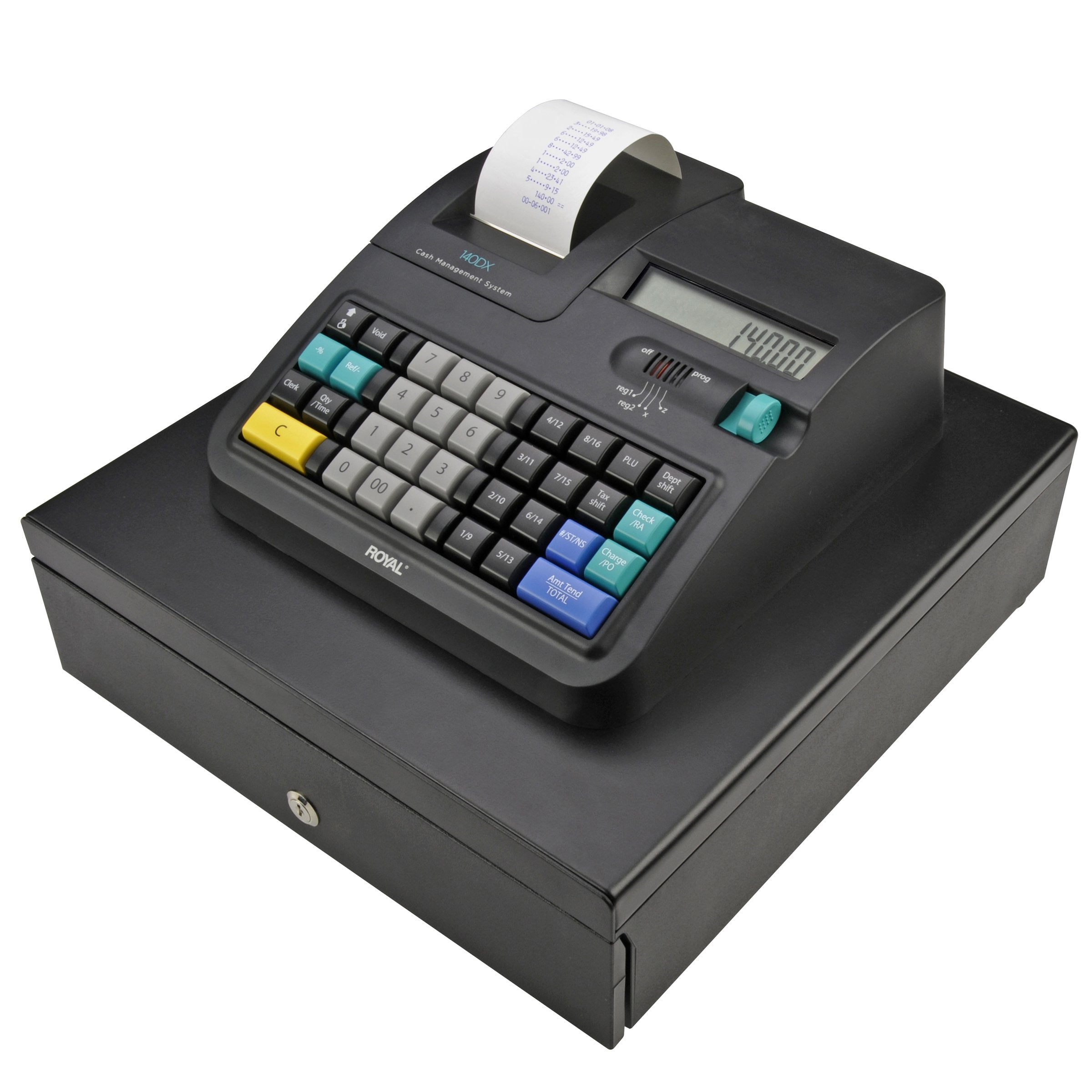 Royal 140DX Electronic Cash Register, Black