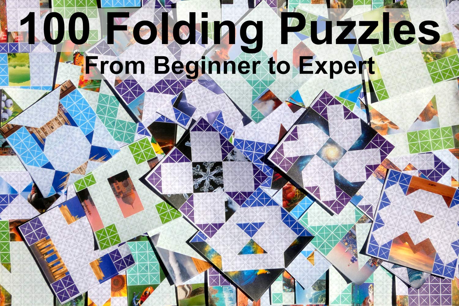 FOLDOLOGY - The Origami Puzzle Game! Stocking Stuffers for Tweens, Teens & Adults. 100 Challenges, Ages 10+. Hands-On Brain Teasers. Fold The Paper to Complete The Picture