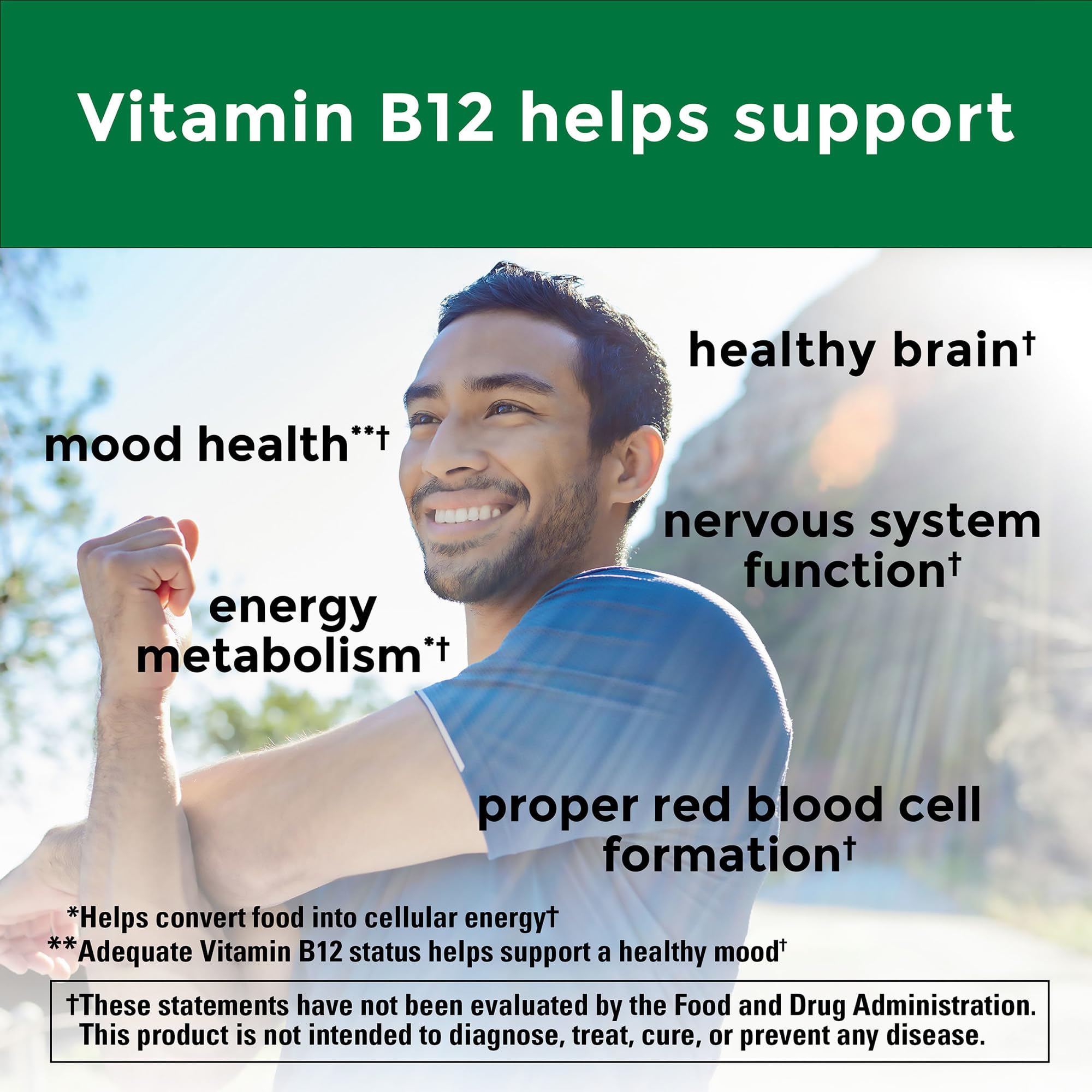 Nature Made Extra Strength Vitamin B12 3000 mcg, Dietary Supplement for Energy Metabolism Support, 60 Softgels, 60 Day Supply