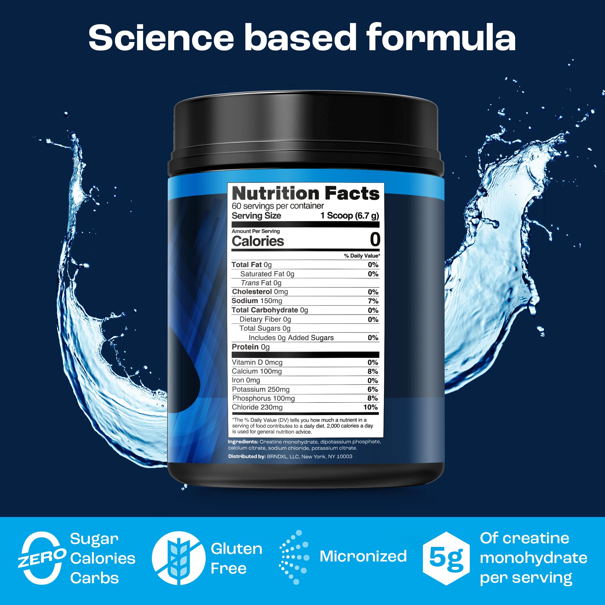 KEY NUTRIENTS Creatine Monohydrate, Creatine Monohydrate Powder, Creatine Powder, Unflavored Monohydrate Creatine, Micronized Creatine Monohydrate Micronized Creatine Powder Supplement