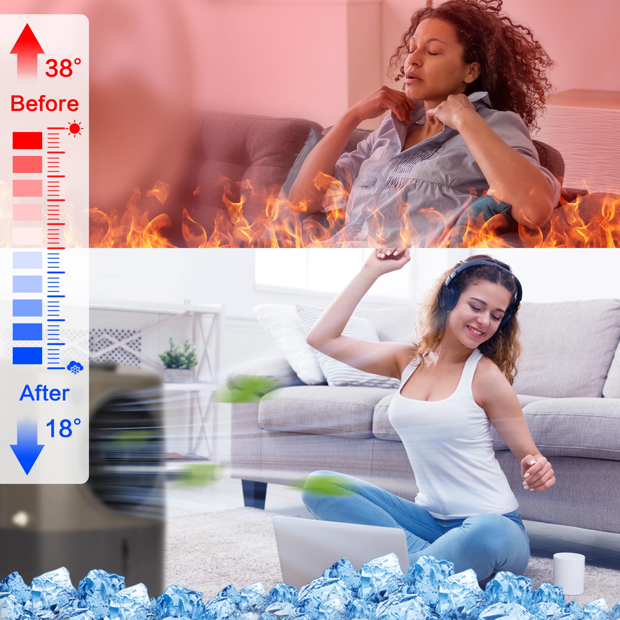 6017050 Evaporative Cooler Pump with 3 Pin Connector, Replacement Pump For Use with Models: MC18M, MC18V, MC17