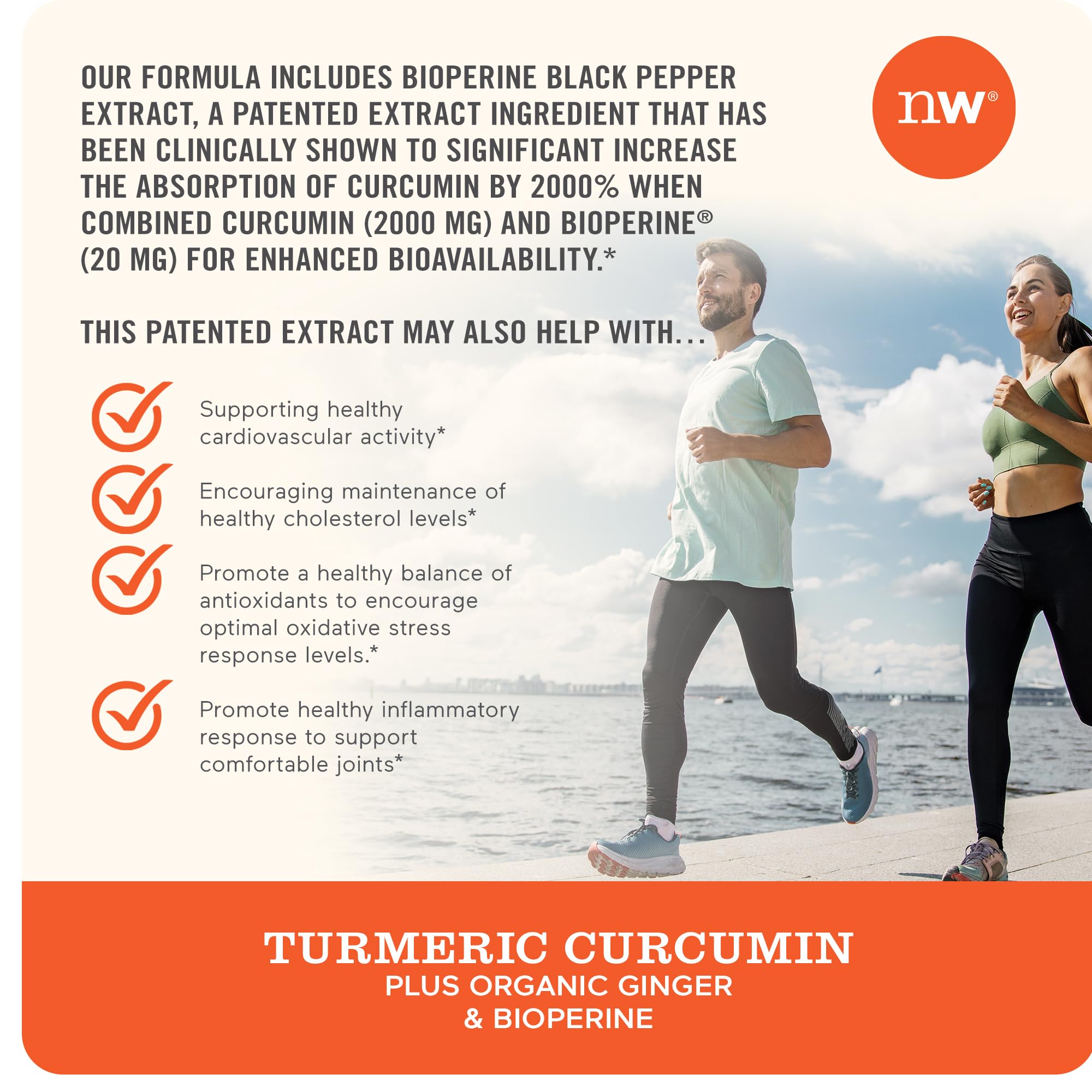 NatureWise Curcumin Turmeric 2250mg - 95% Curcuminoids 500mg - Turmeric w/BioPerine Black Pepper & Ginger - Enhanced Bioavailability for Joint Support - Vegan, Non-GMO - 360 Capsules[4-Month Supply]