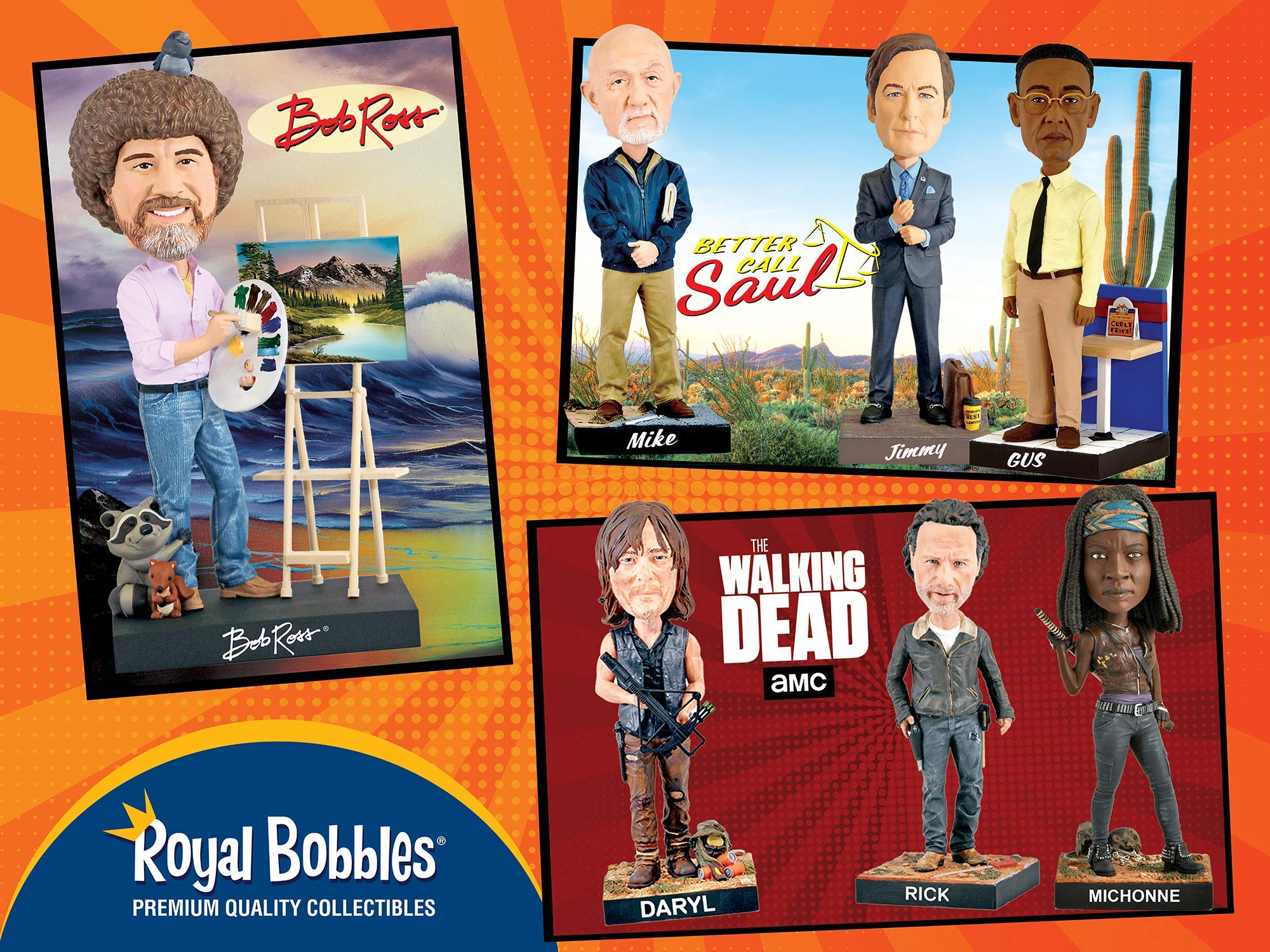 Royal Bobbles Better Call Saul Gus Fring Collectible Bobblehead Statue