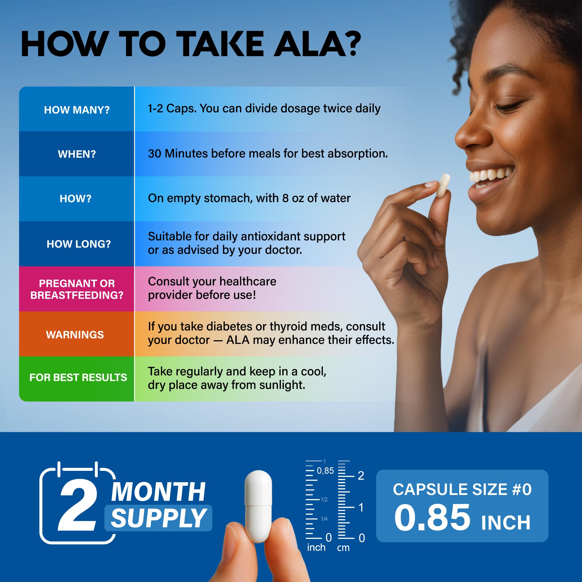 Alpha Lipoic Acid 600mg - ALA Supplement Antioxidant for Nerve, Energy & Metabolism Support - Extra Strength with Benfotiamine, B1 & B12 - Lab Tested, NON-GMO & Vegan - 120 Capsules, 2 Month Supply