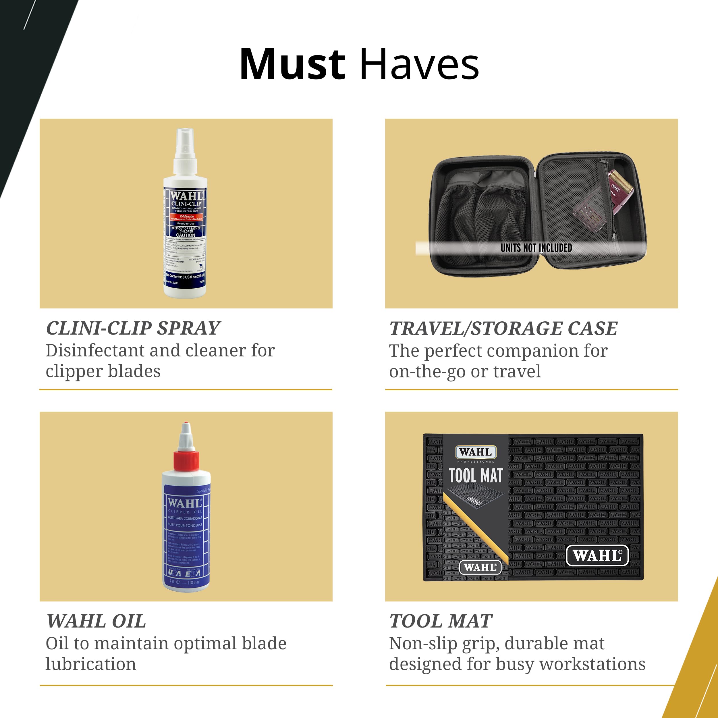 Wahl Professional Peanut Snap Clipper Trimmer Blade Replacement For Model 2068-1001 Black