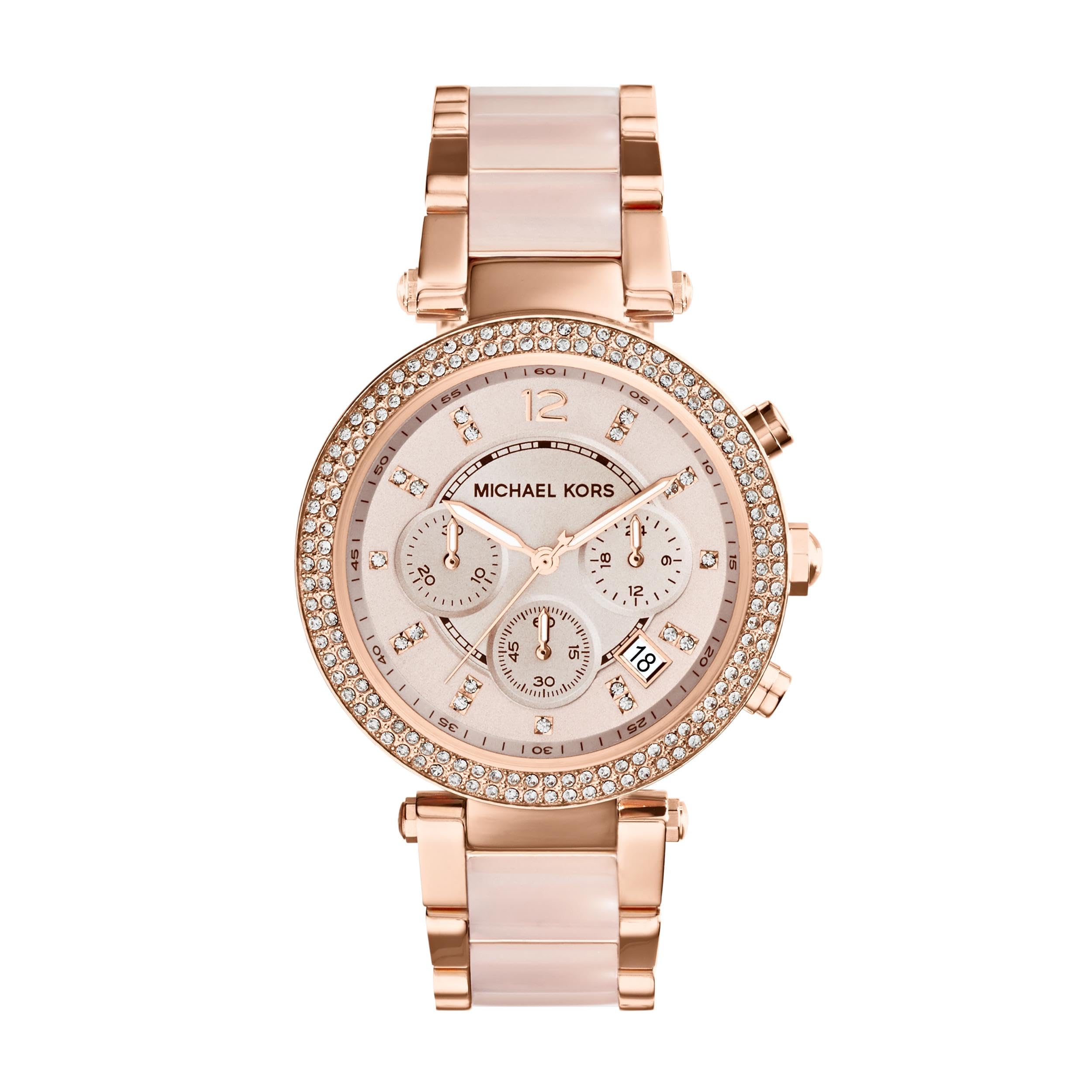 Michael Kors MK5896 - Parker Rose Gold/Blush Acetate One Size